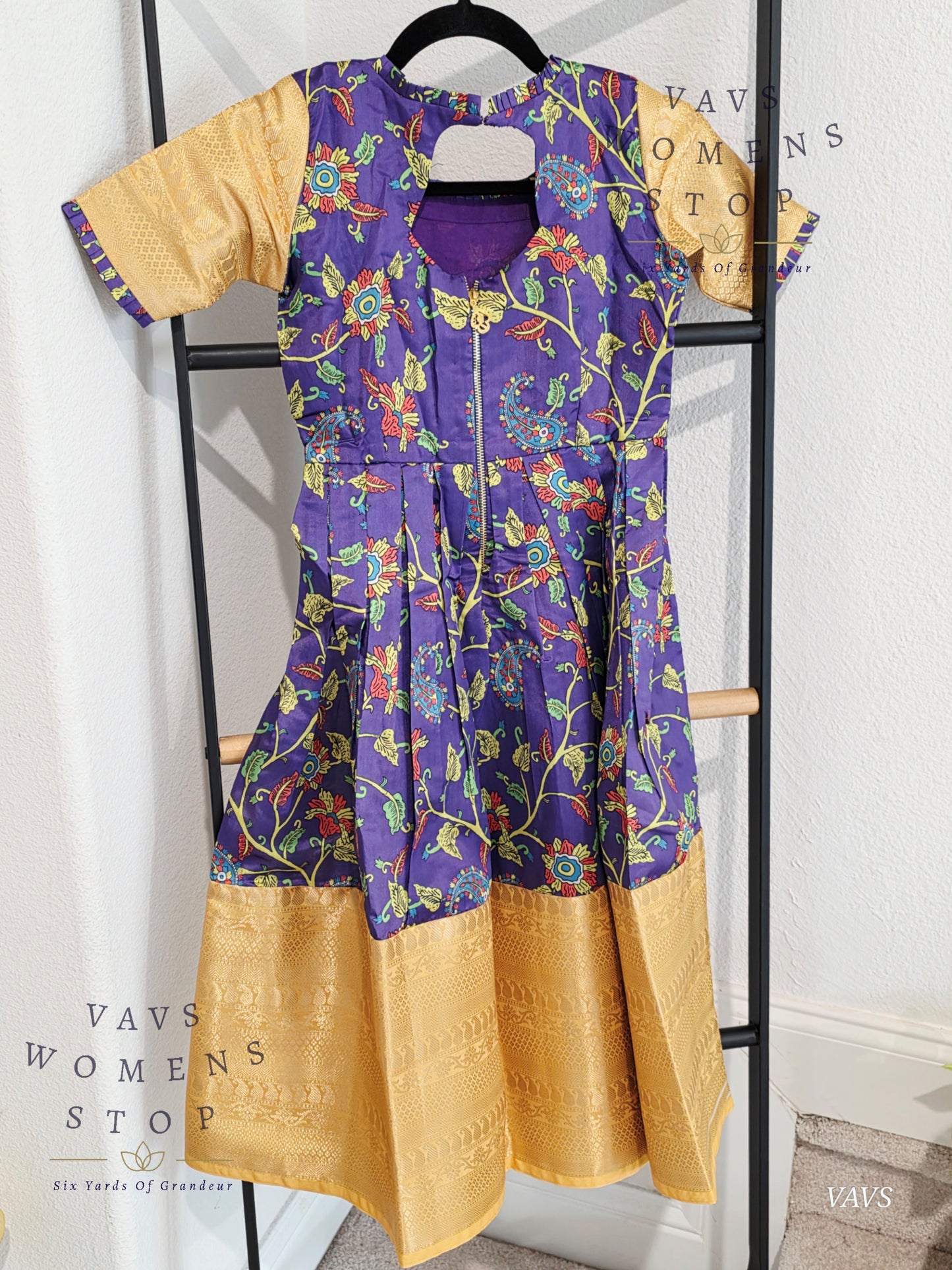 Kalamkari Prints Prints Benarasi Long frock/gown