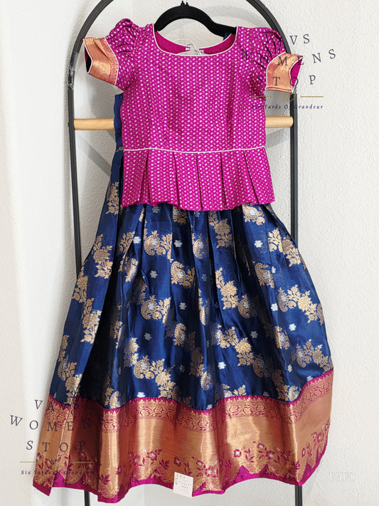 Warm Organza Designer Lehenga Blouse