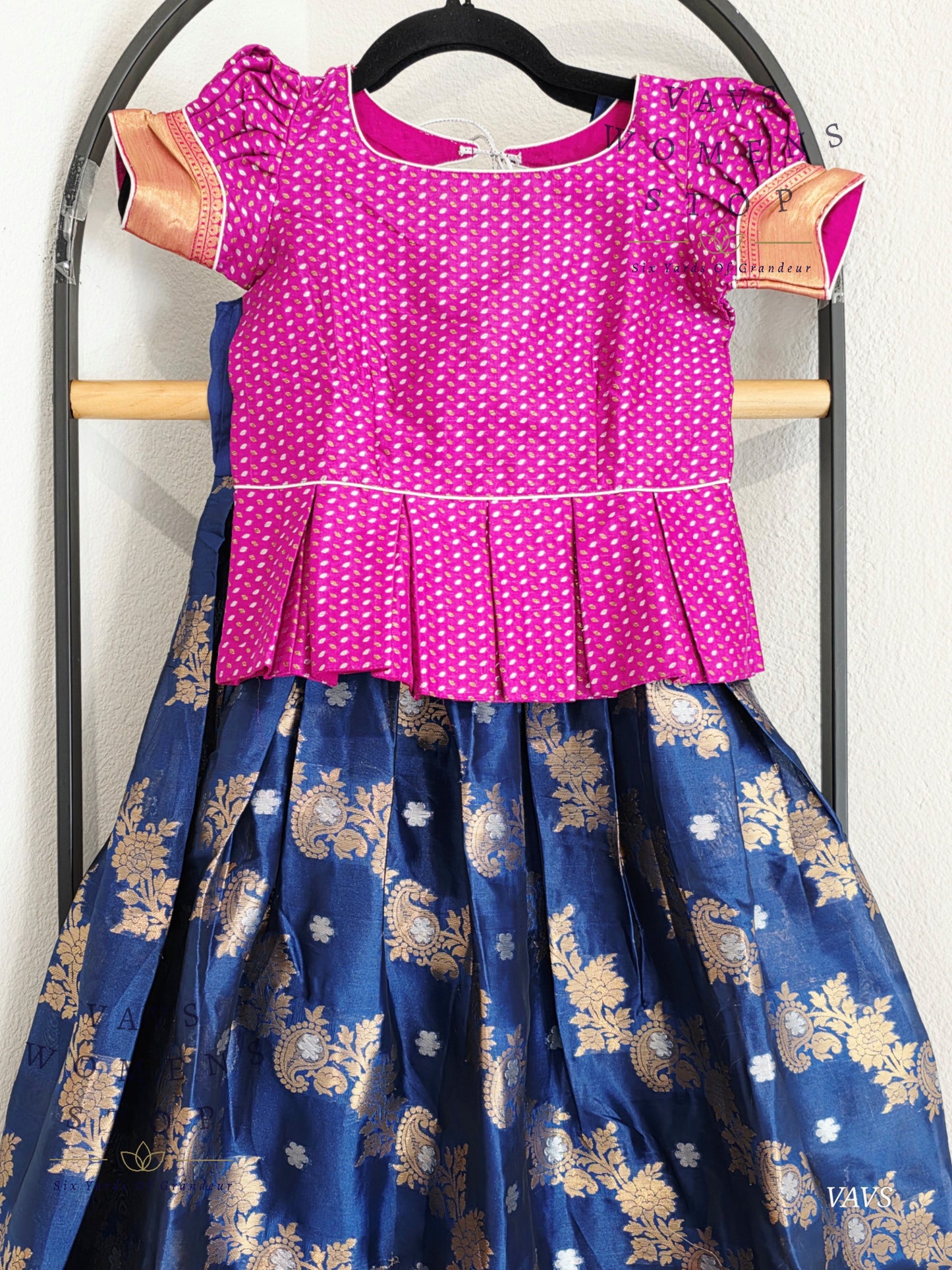 Warm Organza Designer Lehenga Blouse