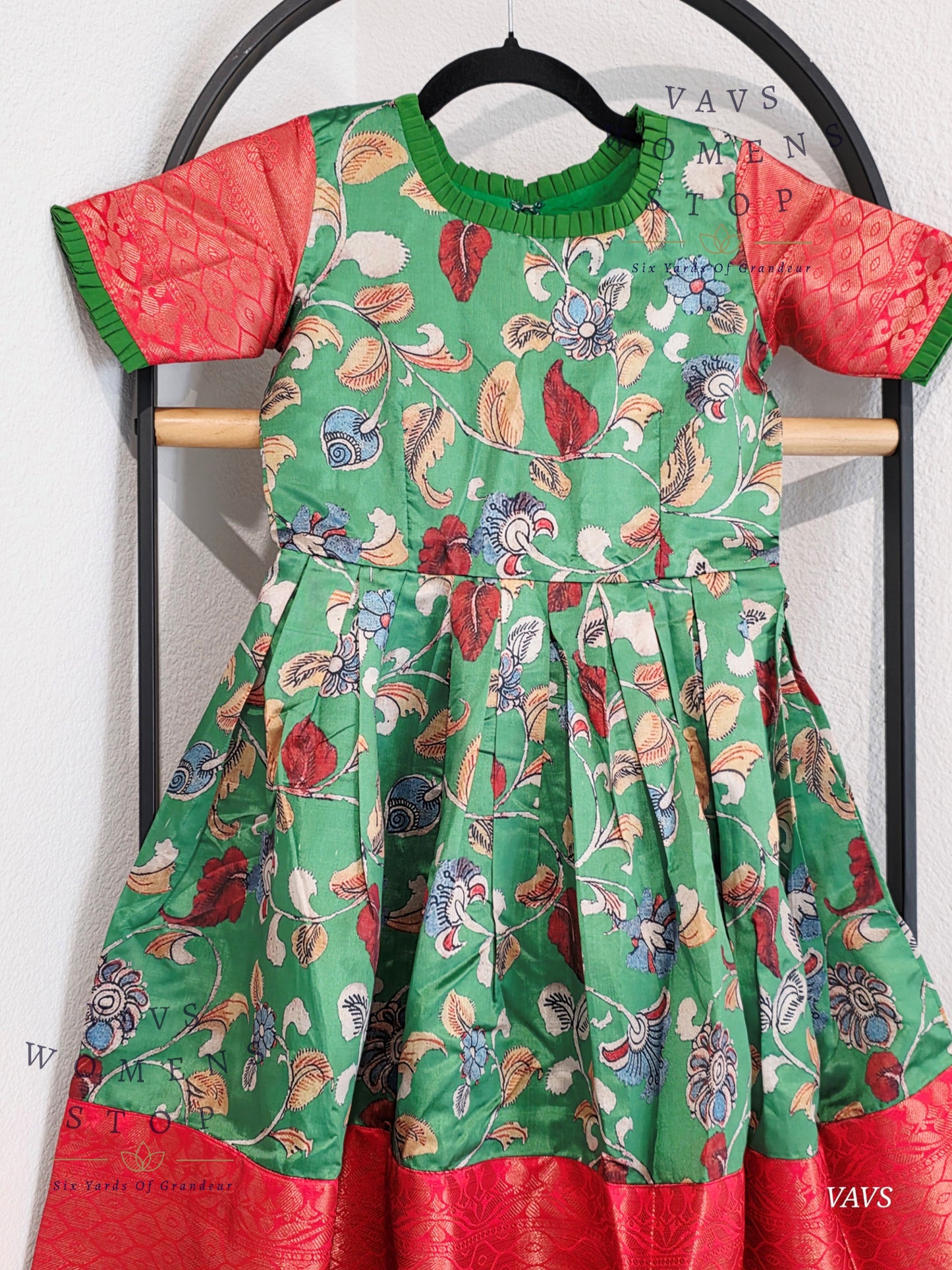 Kalamkari Prints Benarasi Long frock/gown