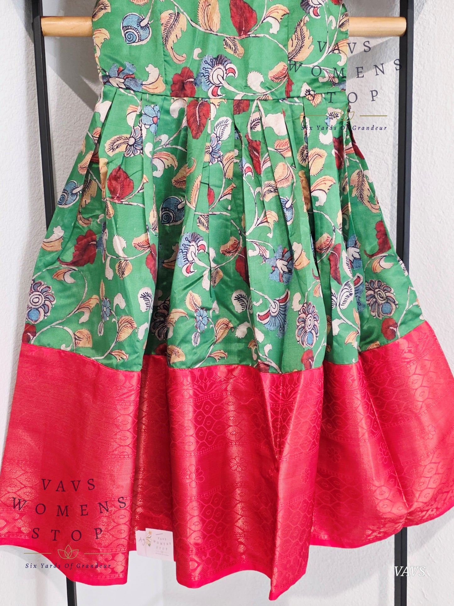 Kalamkari Prints Benarasi Long frock/gown