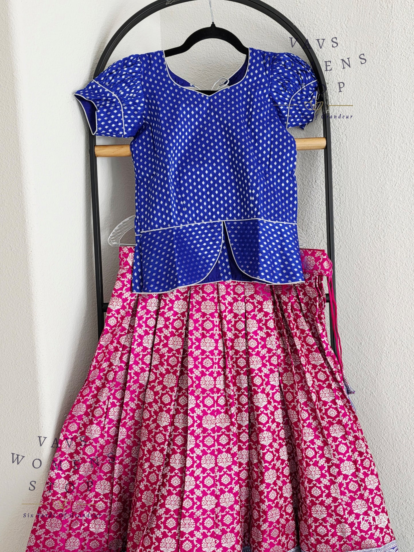 Satin Benarasi Silk Lehenga Blouse