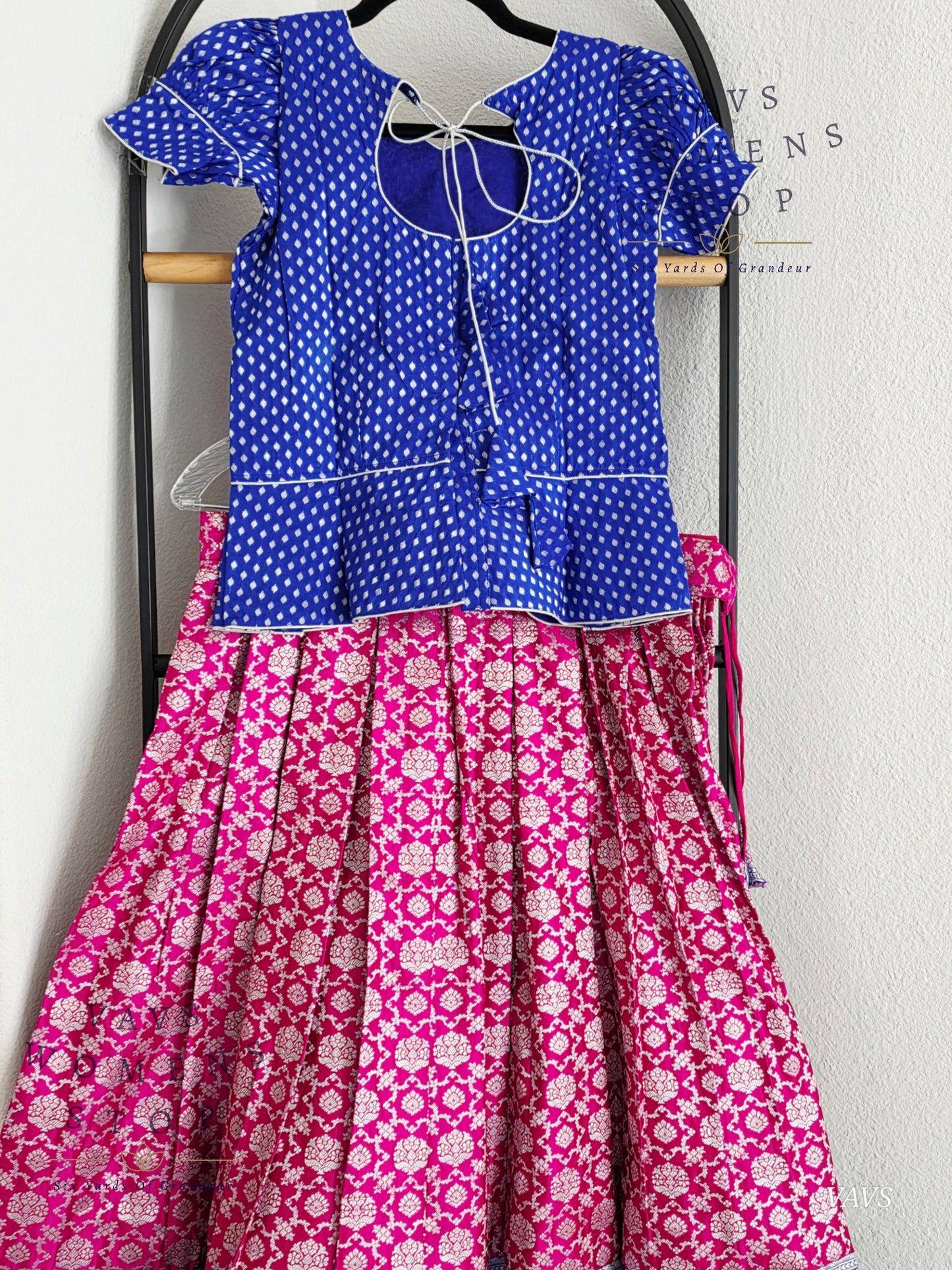 Satin Benarasi Silk Lehenga Blouse