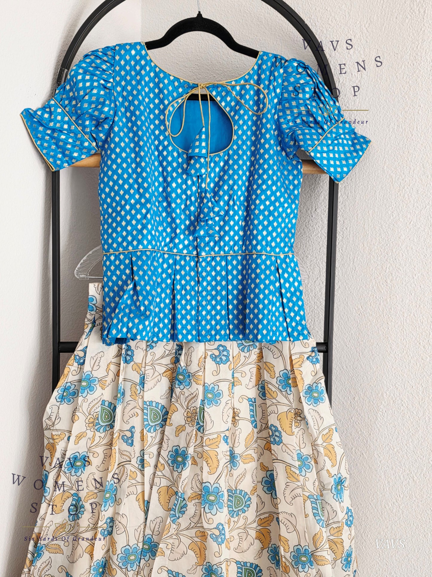 Kalamkari Benarasi Silk Lehenga Blouse