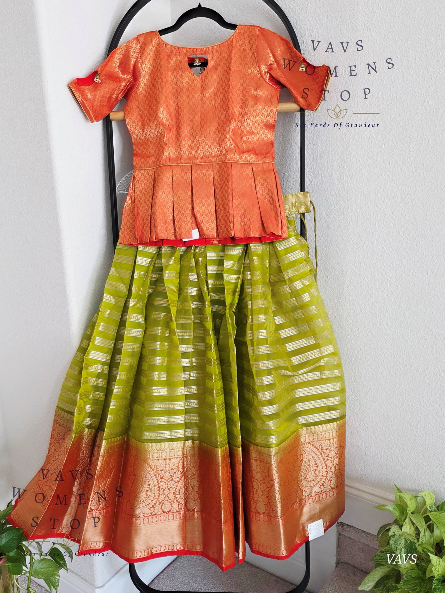 Organza Lehenga Blouse