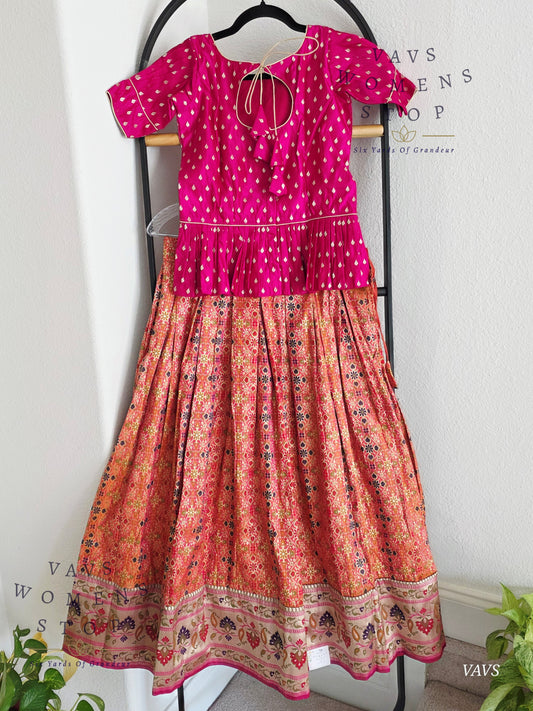 Designer Satin Benarasi Lehenga Blouse