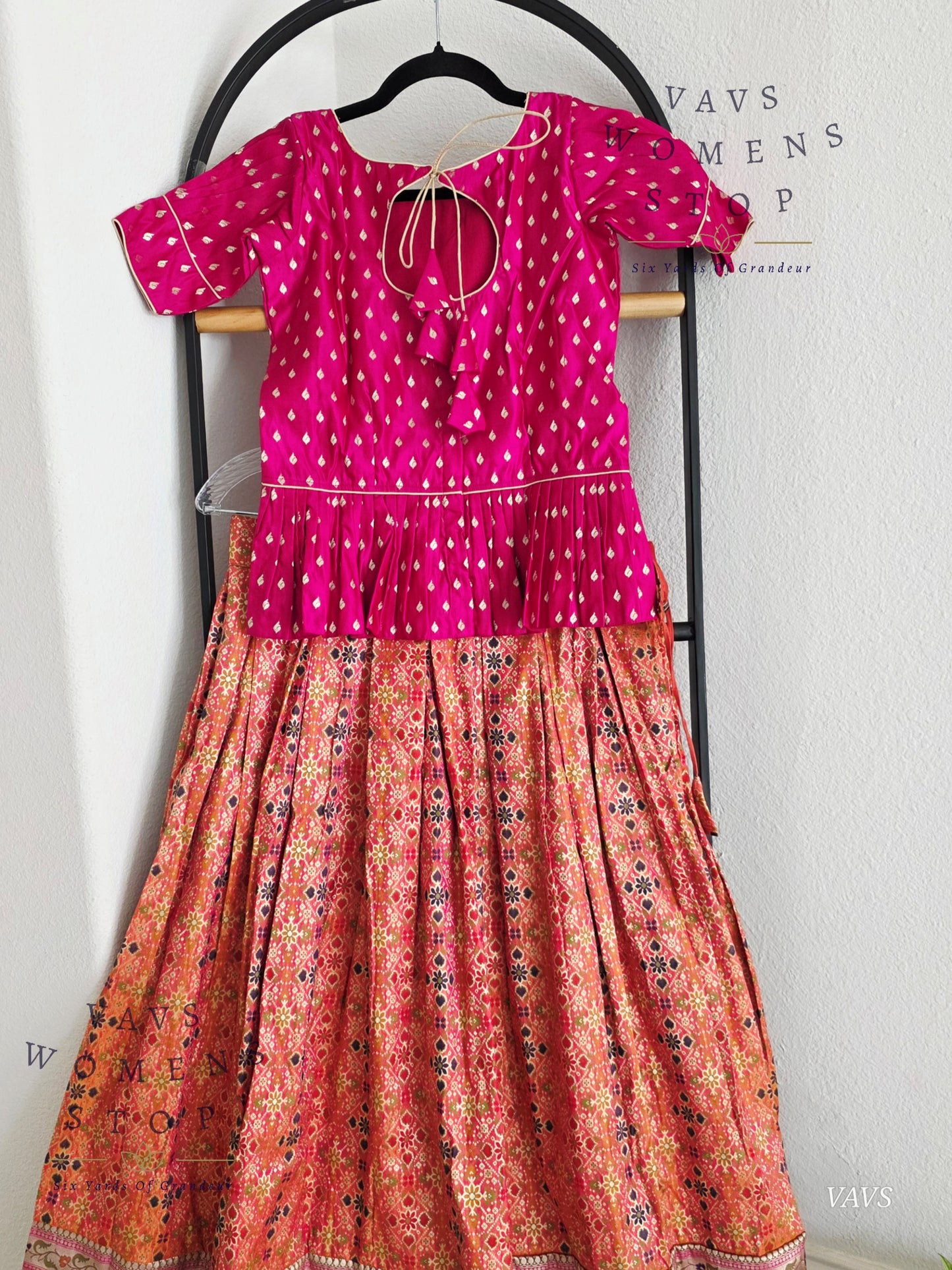Designer Satin Benarasi Lehenga Blouse