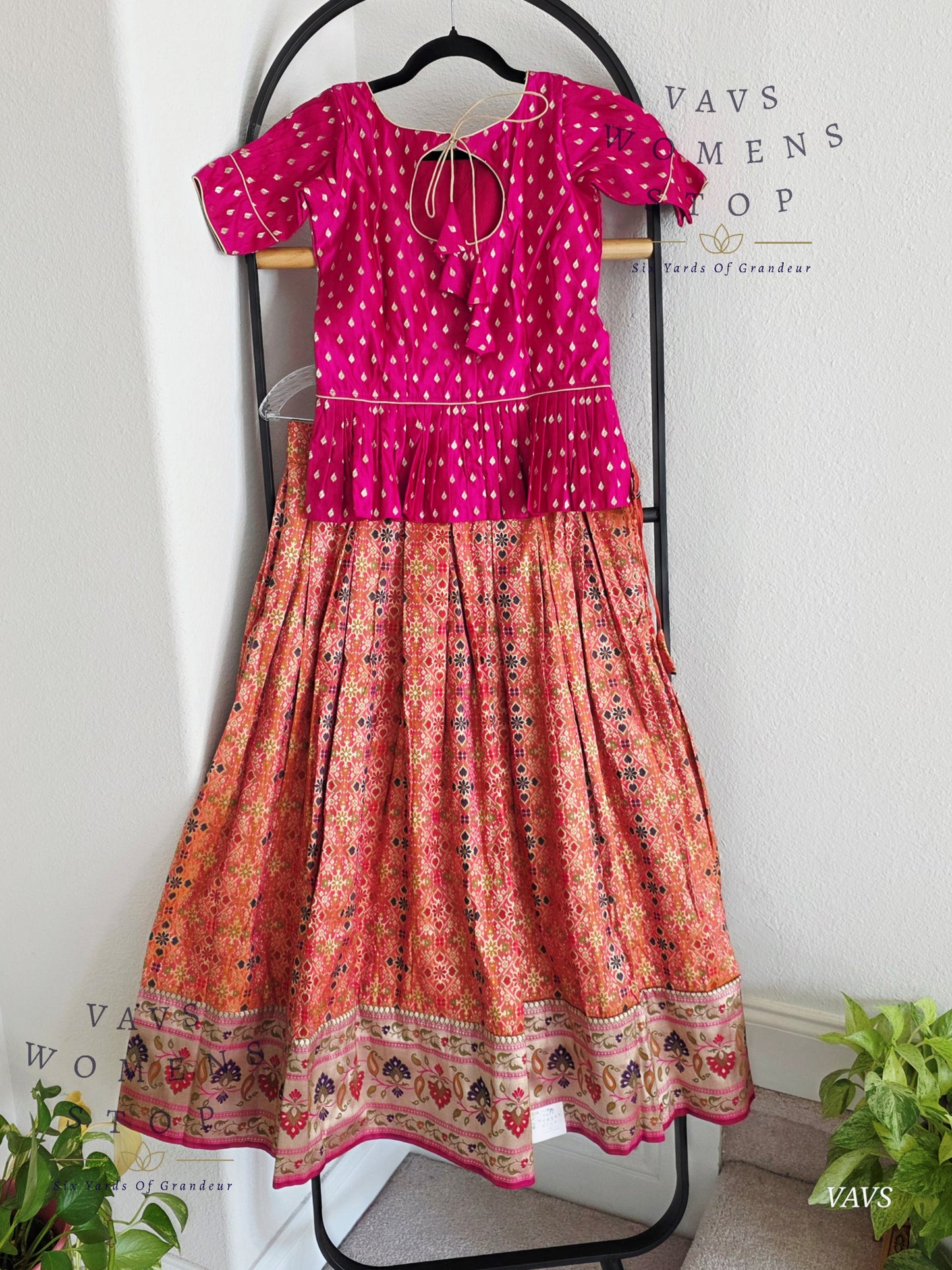 Designer Satin Benarasi Lehenga Blouse