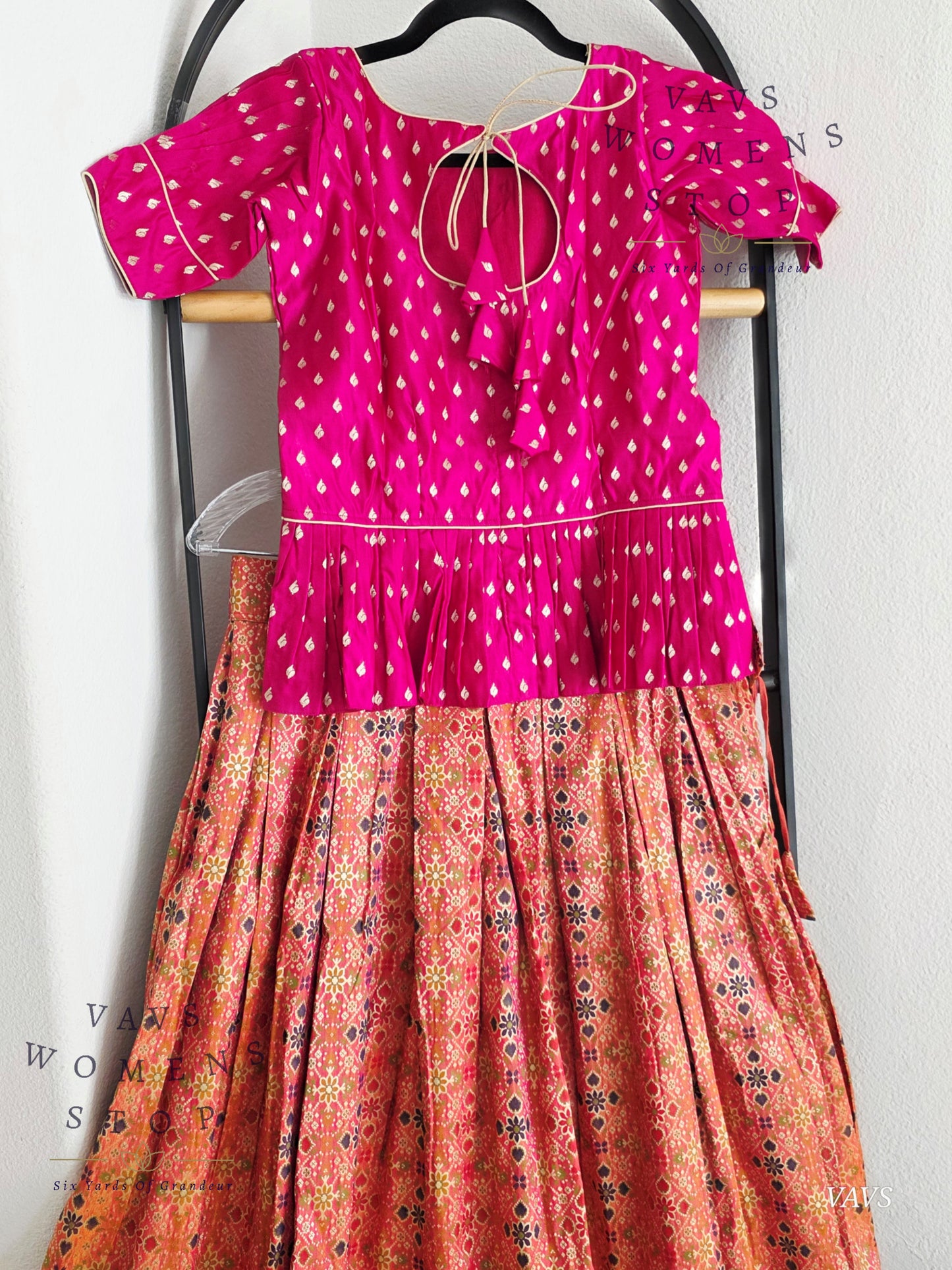 Designer Satin Benarasi Lehenga Blouse