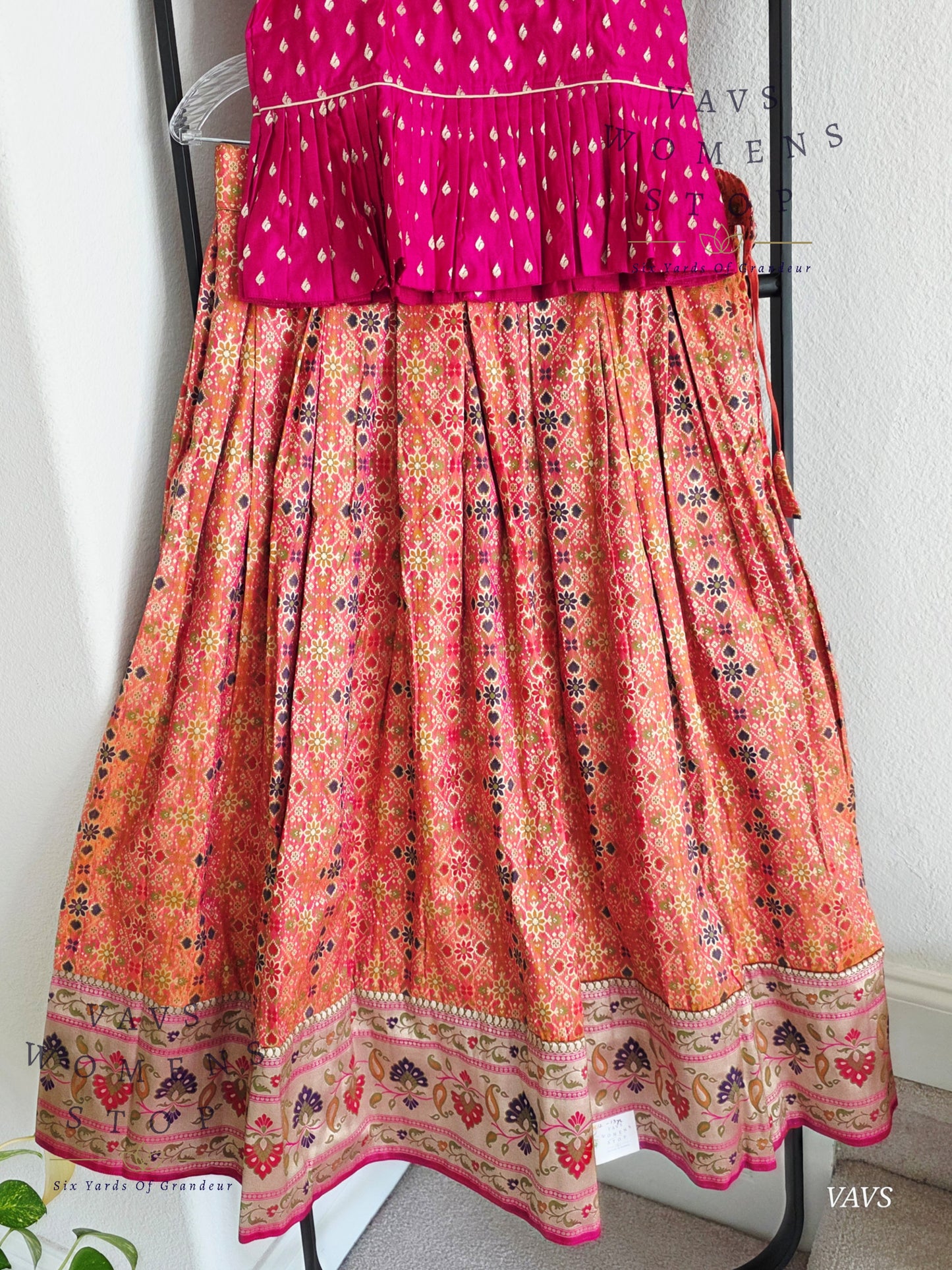 Designer Satin Benarasi Lehenga Blouse