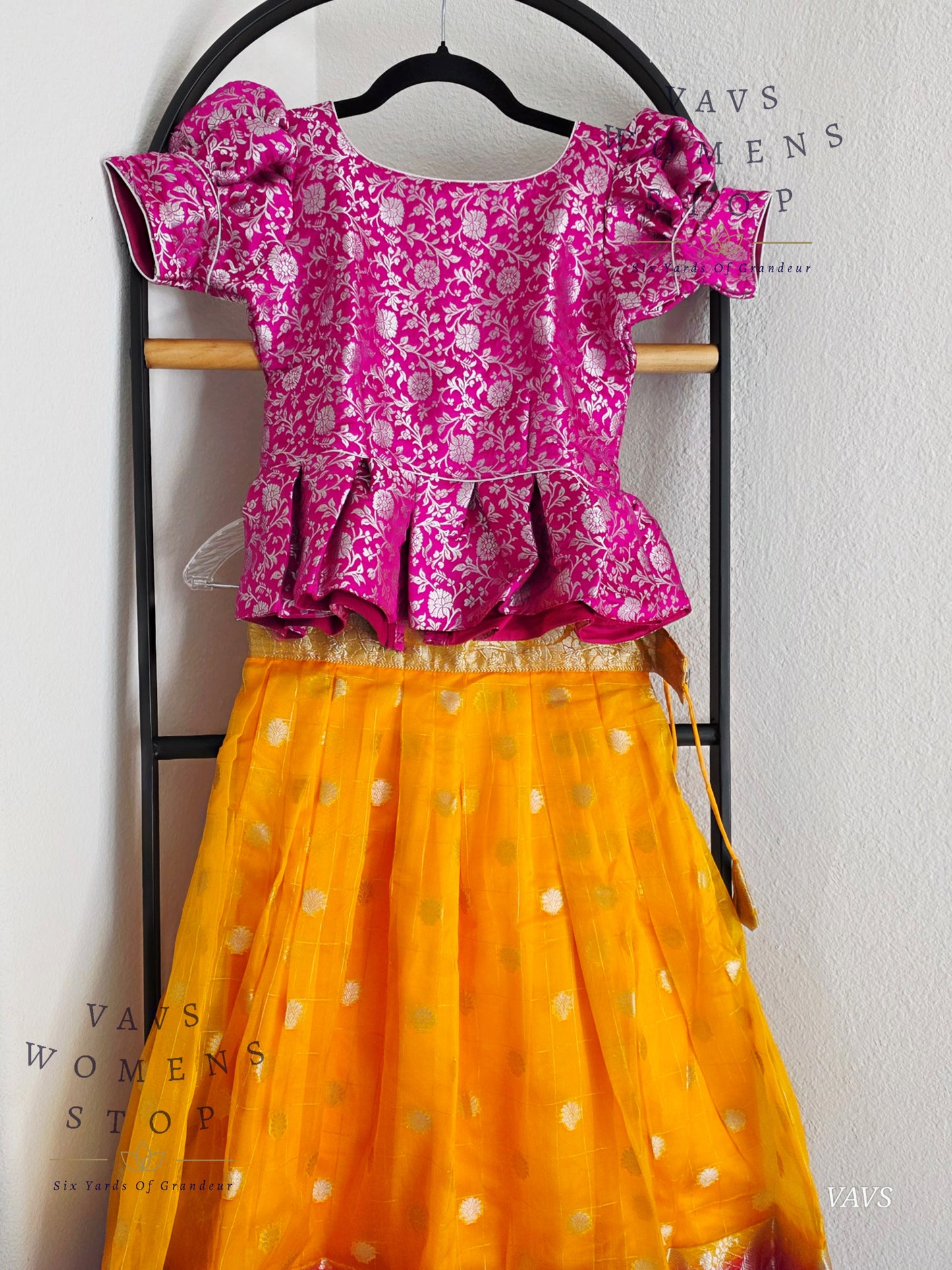 Organza Silk Lehenga Blouse
