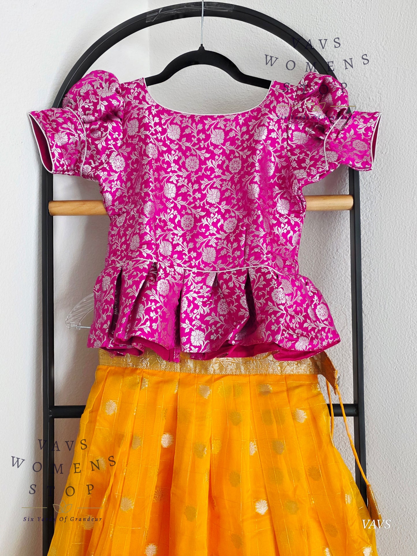 Organza Silk Lehenga Blouse