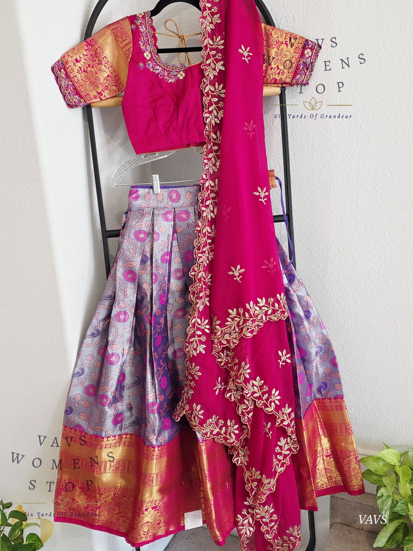 Traditional Half Saree Set