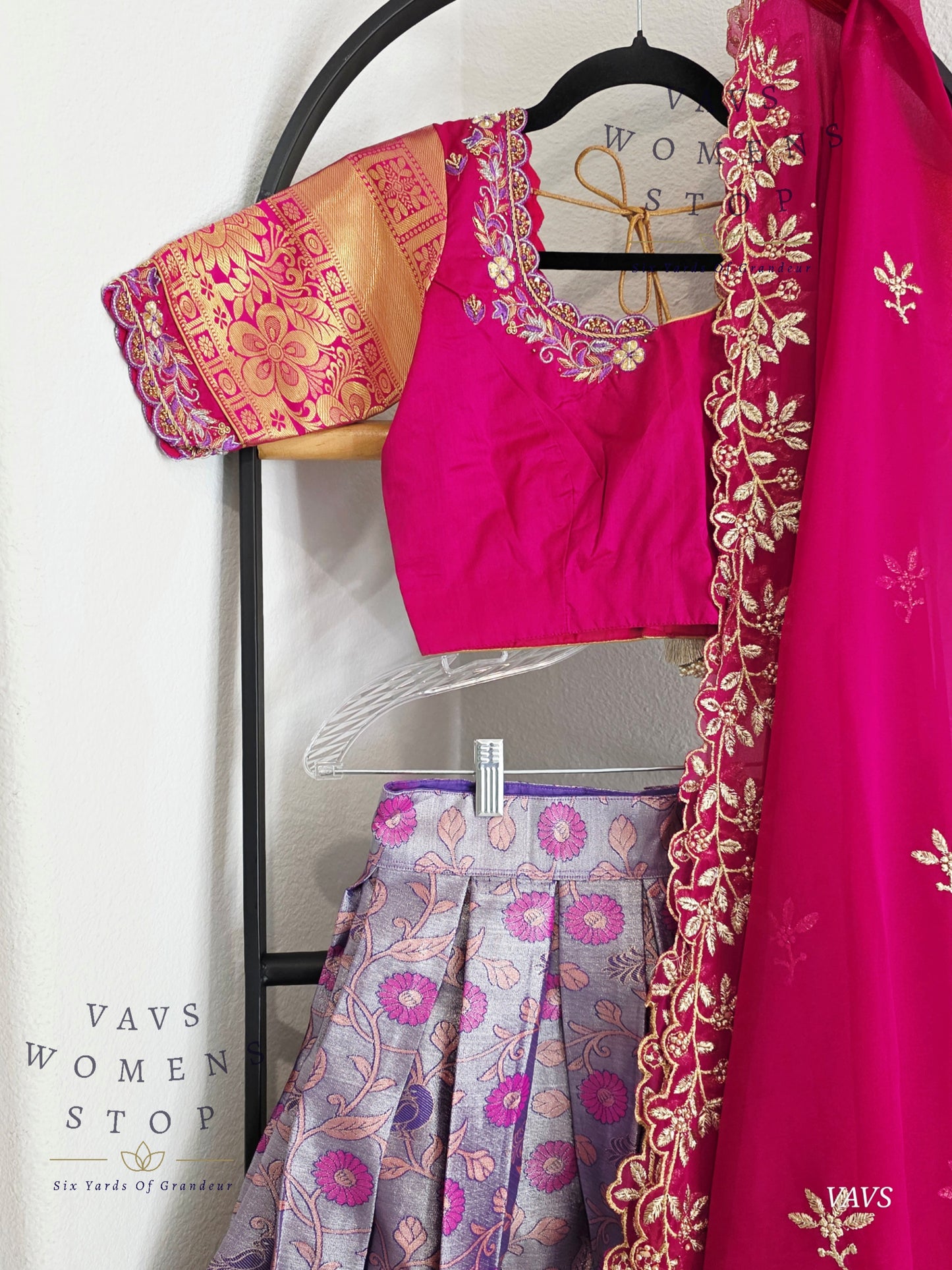 Traditional Half Saree Set