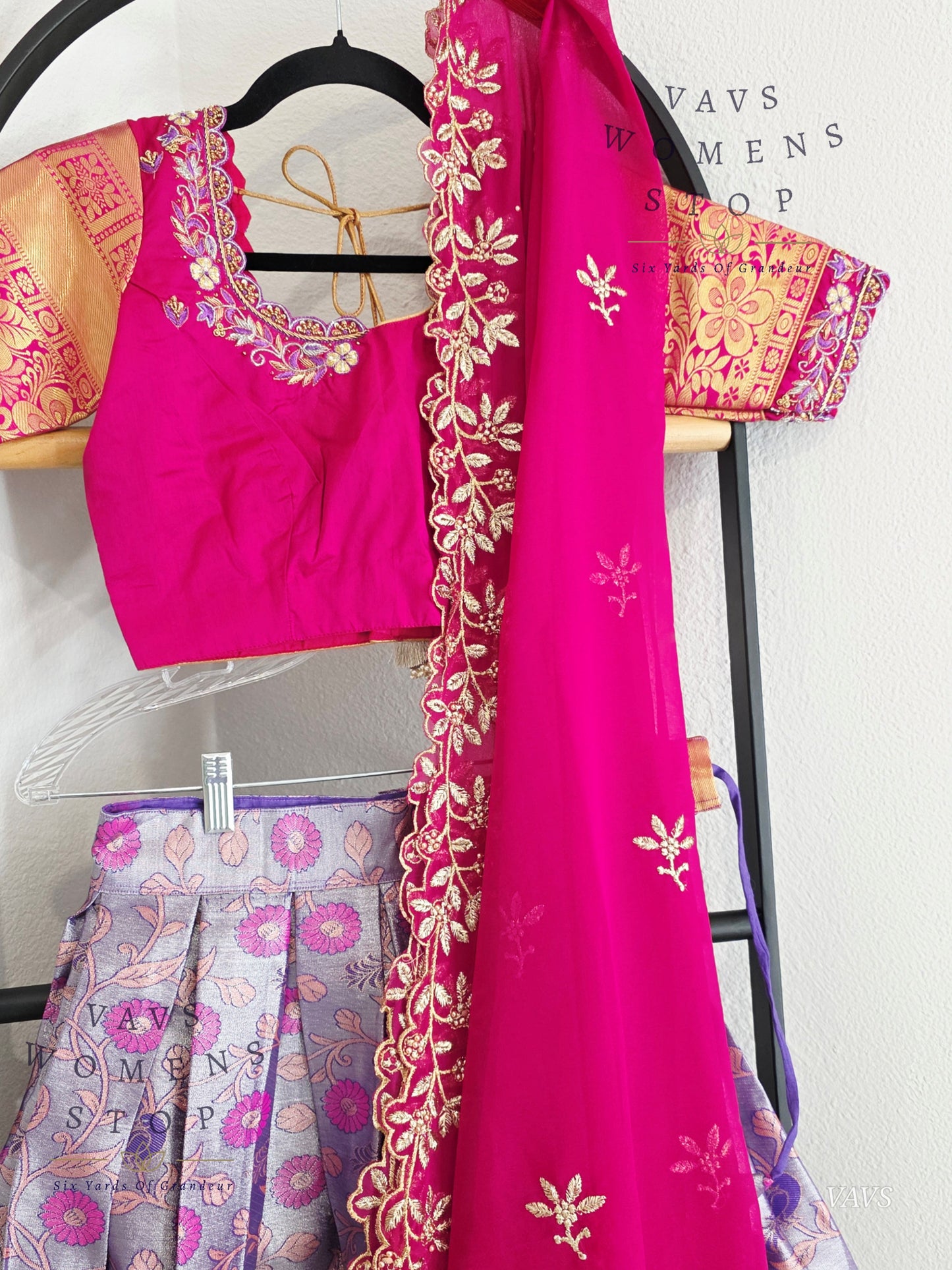 Traditional Half Saree Set