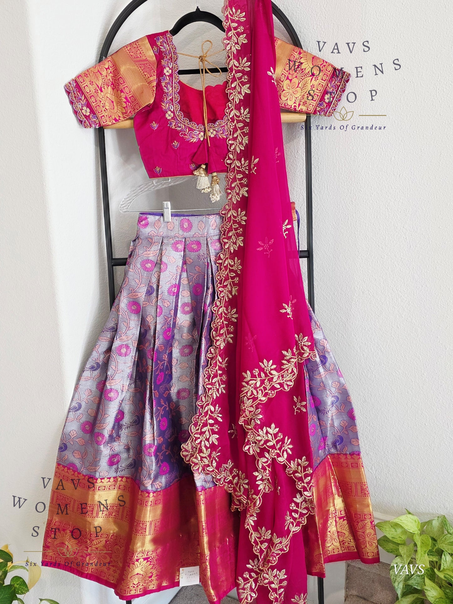 Traditional Half Saree Set