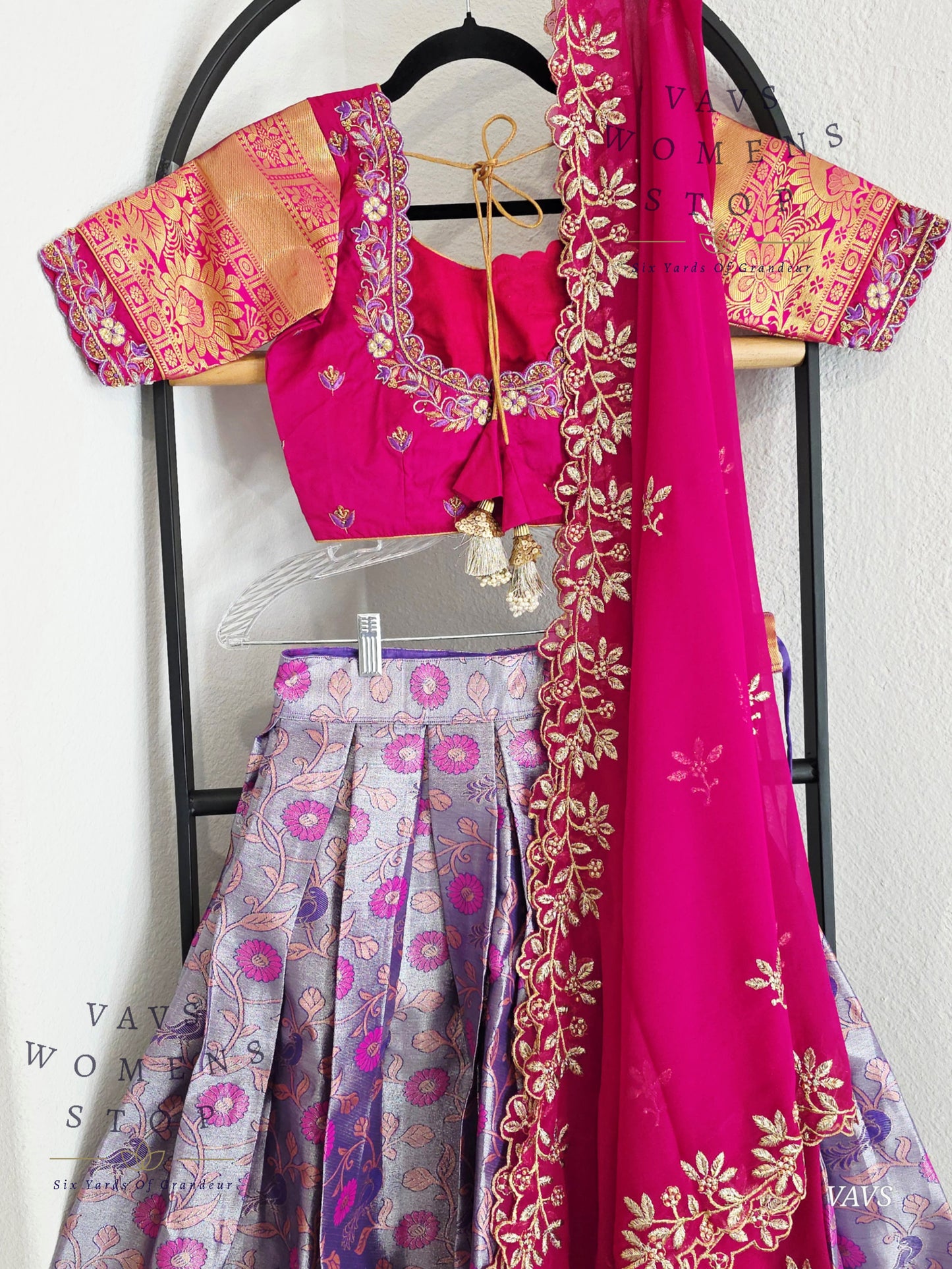 Traditional Half Saree Set