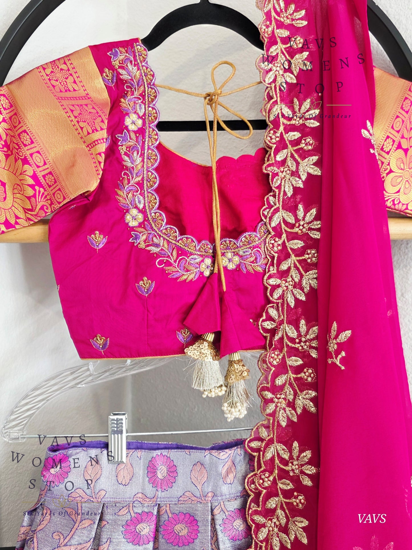 Traditional Half Saree Set