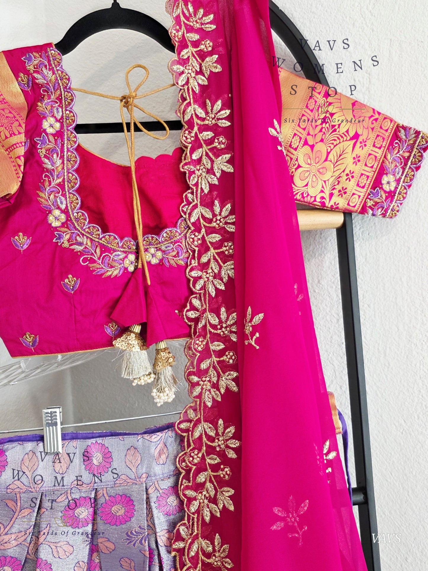 Traditional Half Saree Set