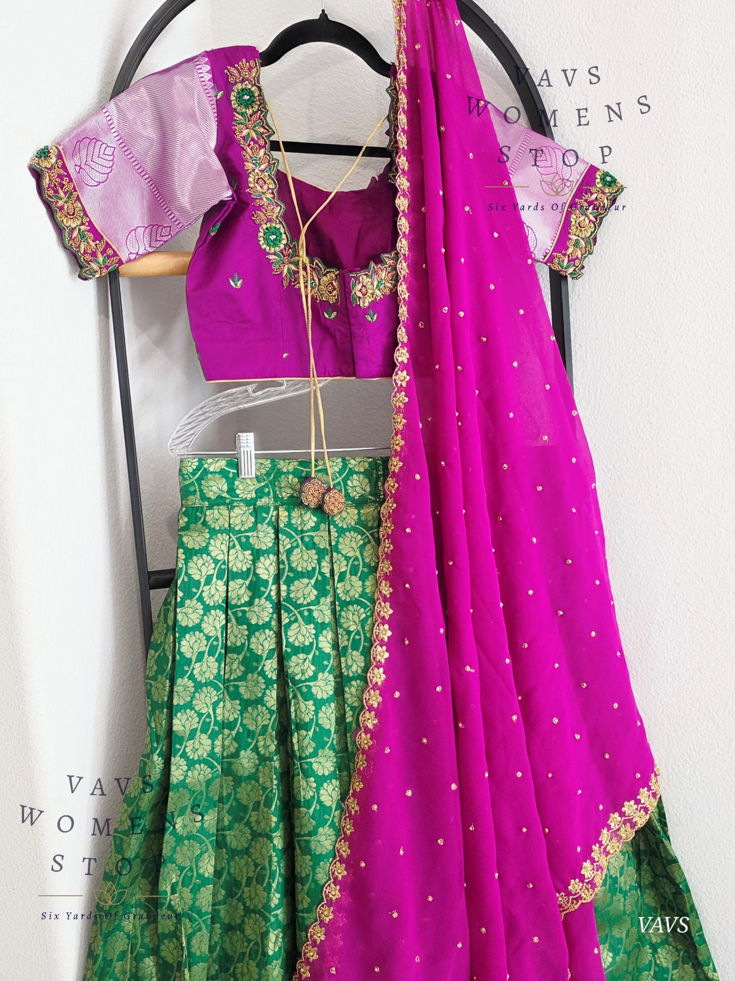 Traditional Half Saree Set