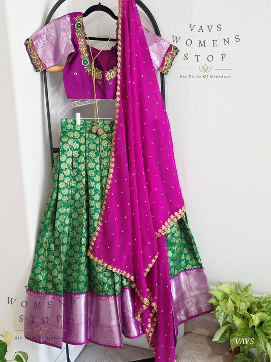 Traditional Half Saree Set