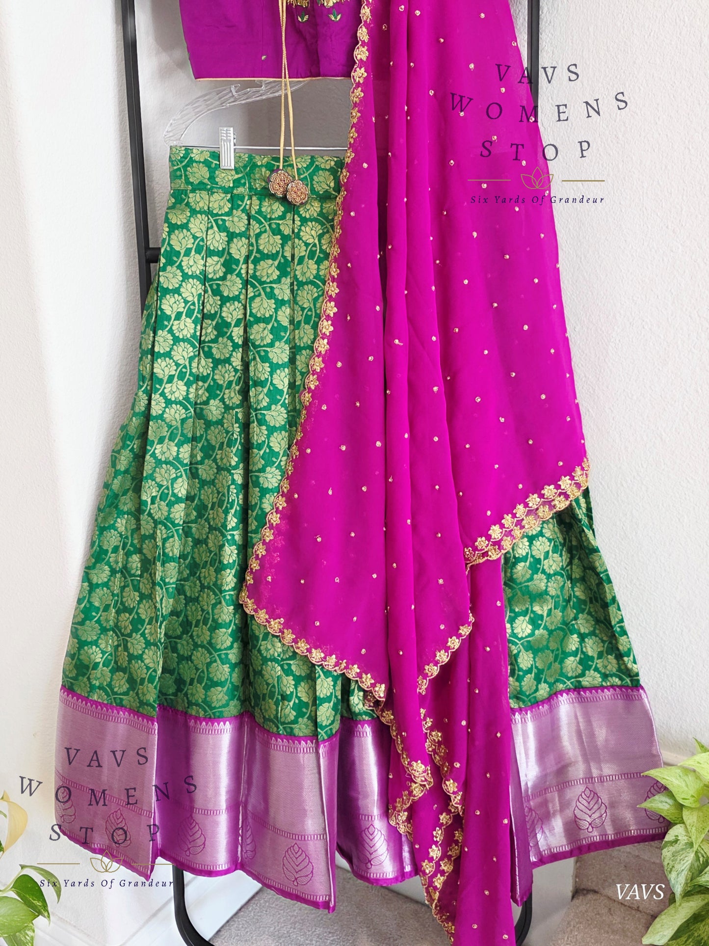 Traditional Half Saree Set