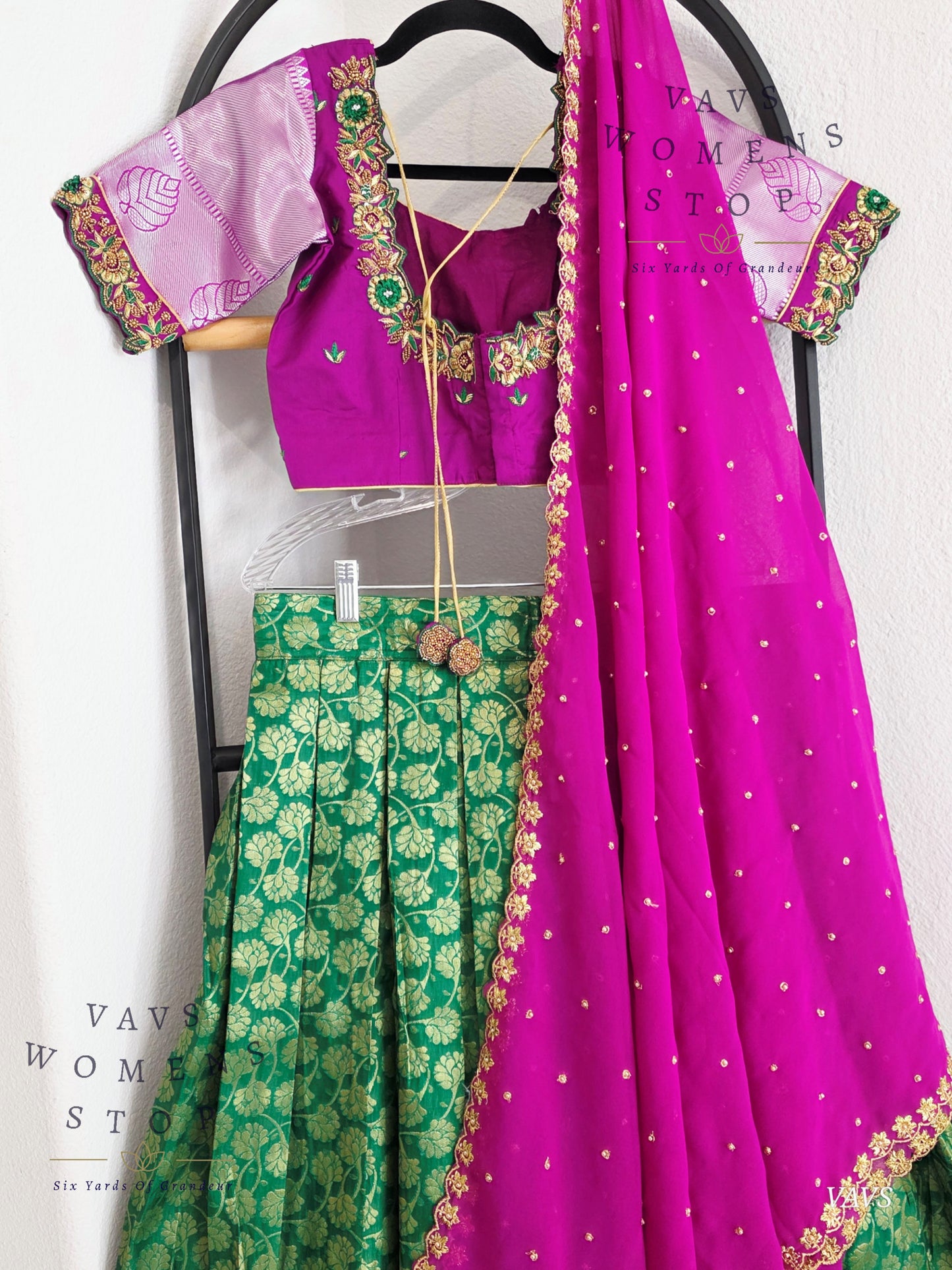 Traditional Half Saree Set