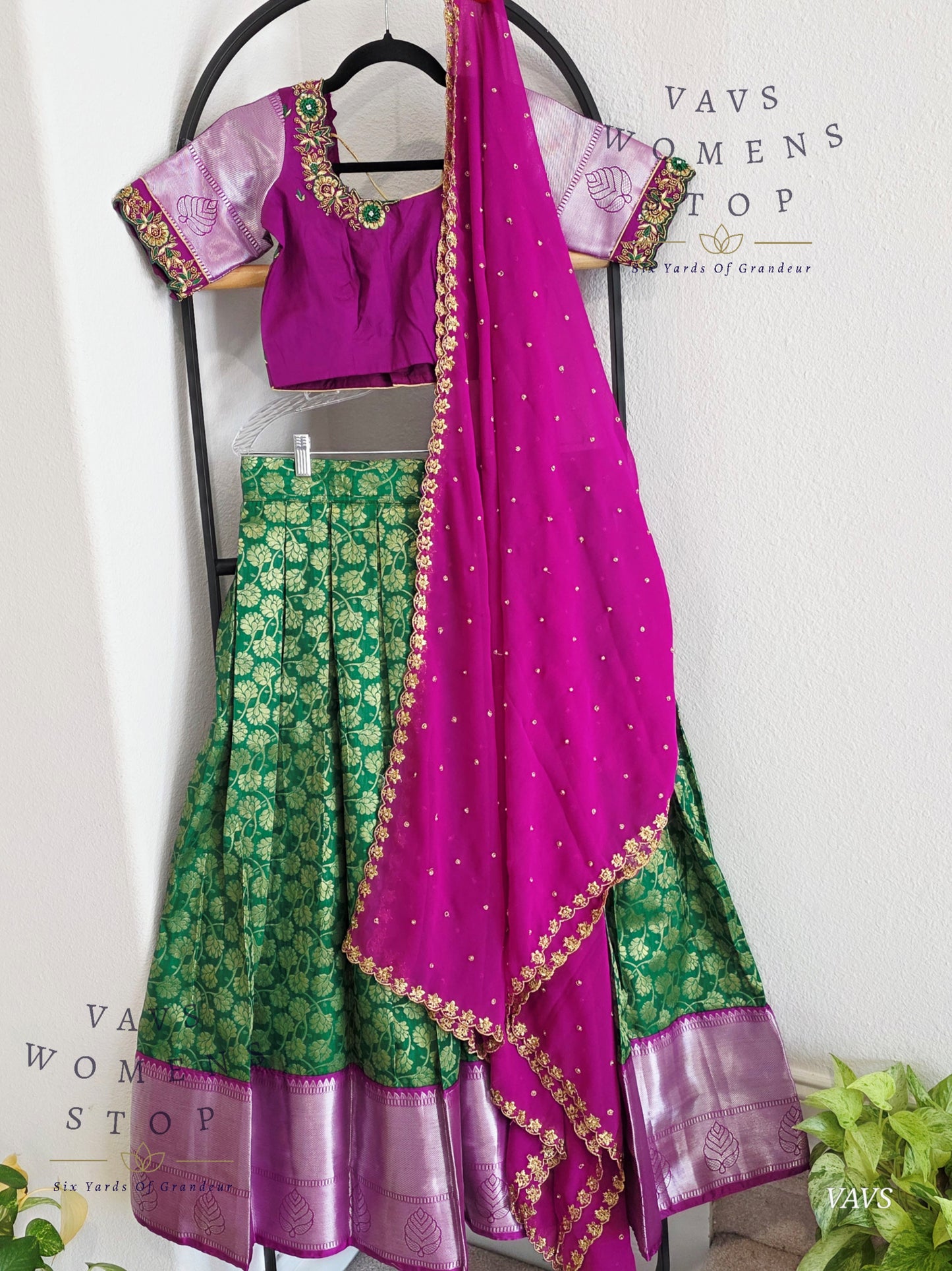 Traditional Half Saree Set