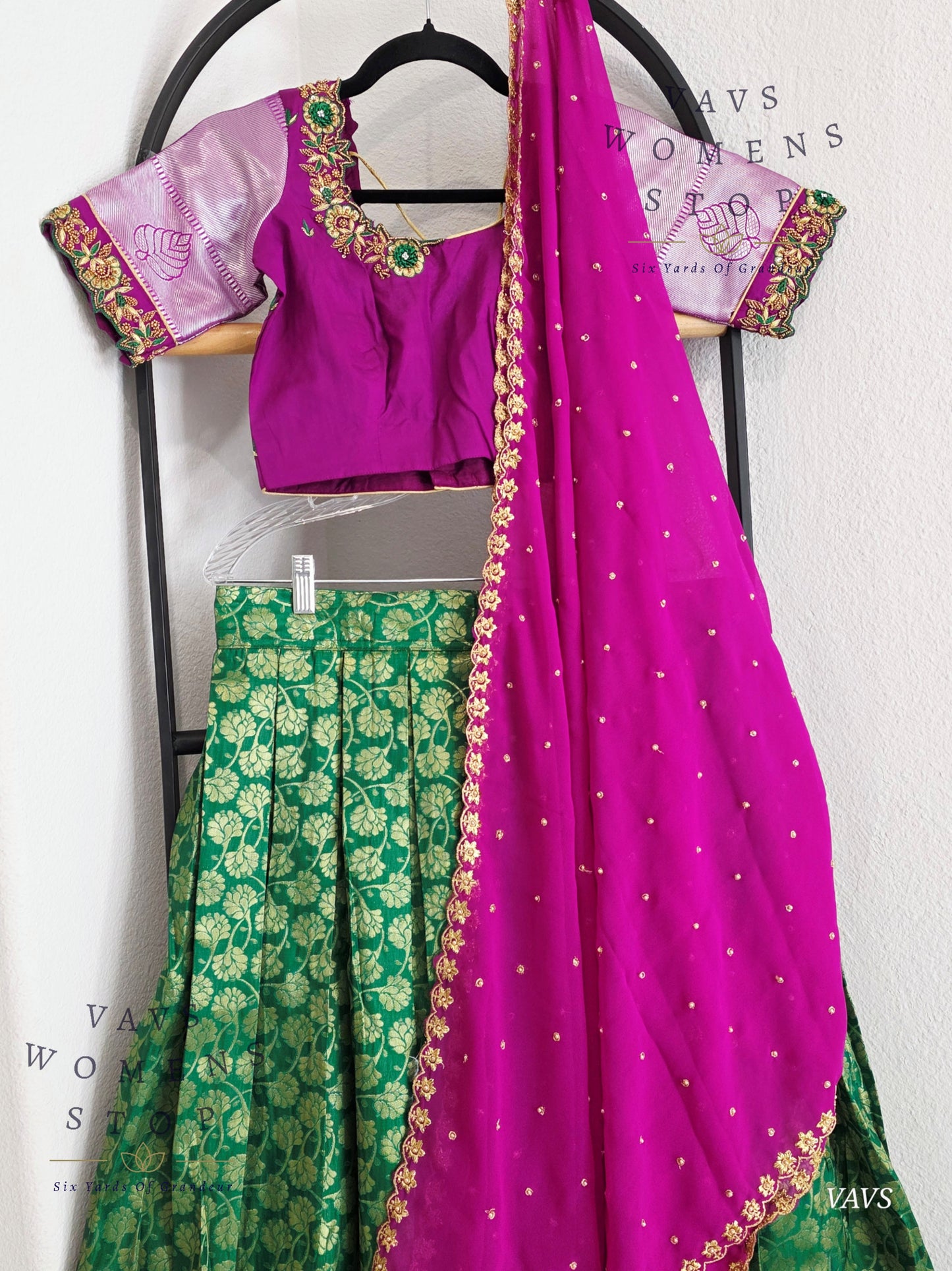 Traditional Half Saree Set