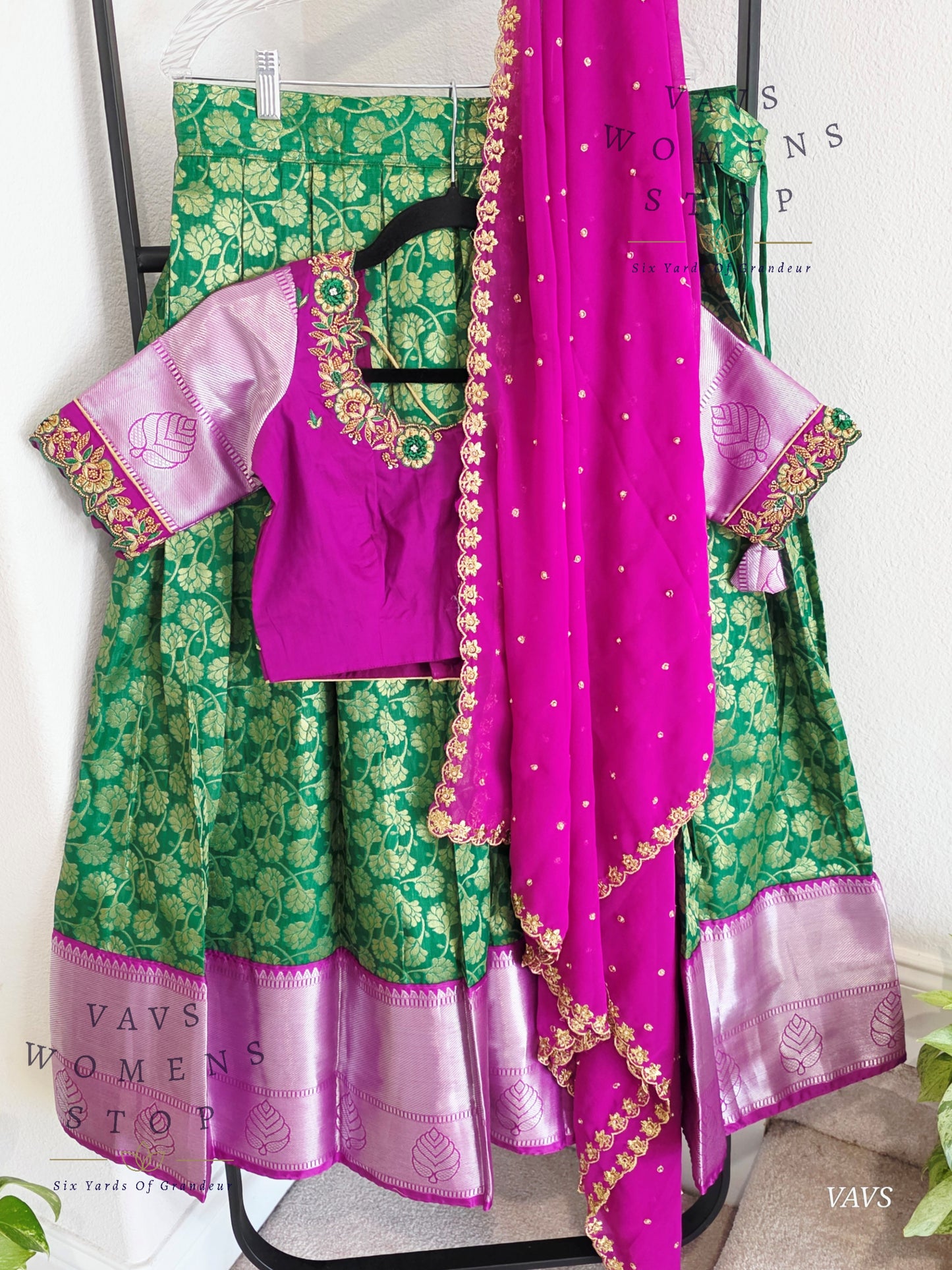 Traditional Half Saree Set