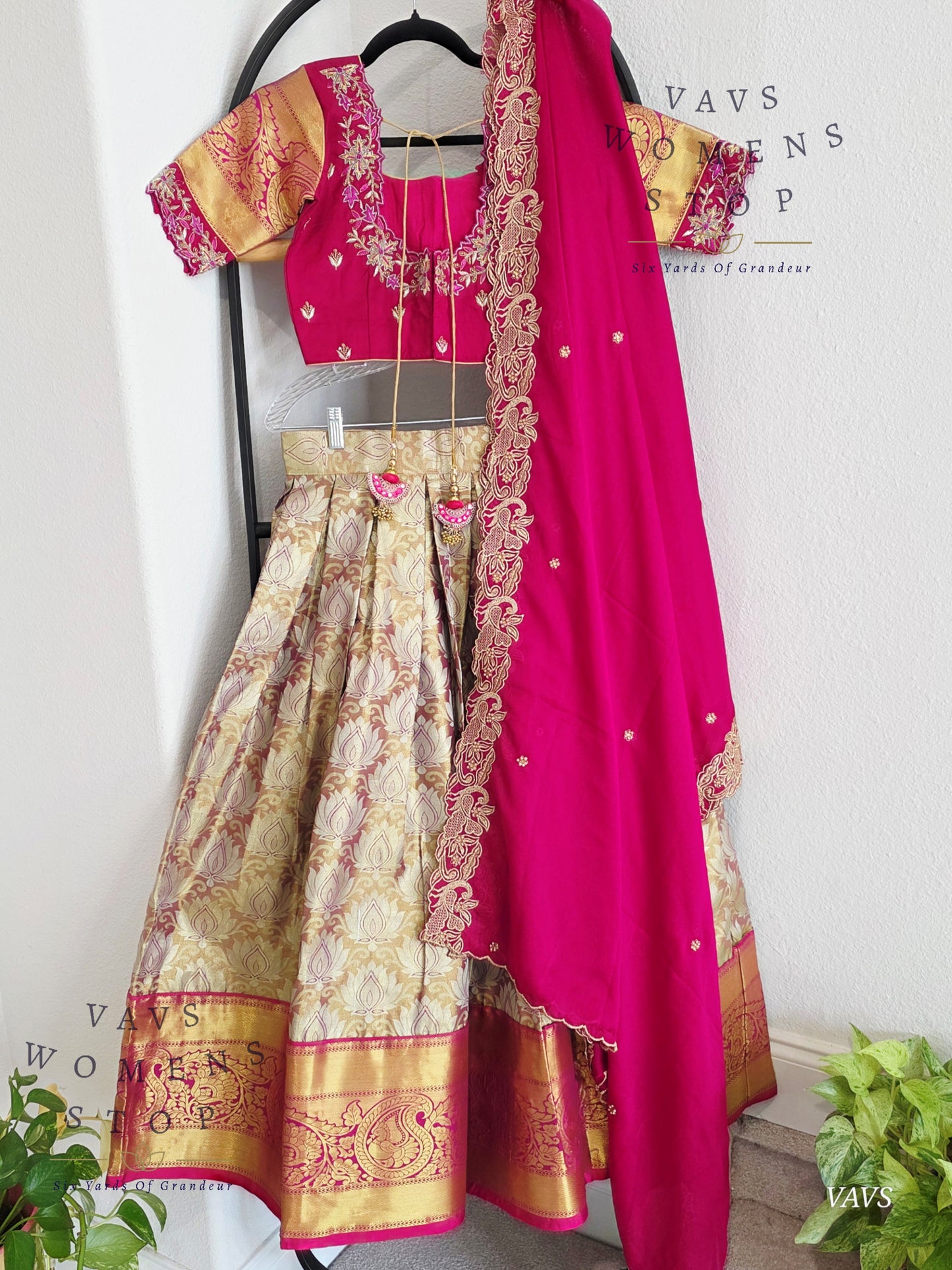 Traditional Half Saree Set