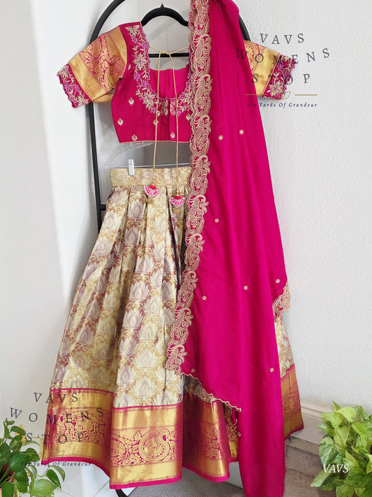 Traditional Half Saree Set