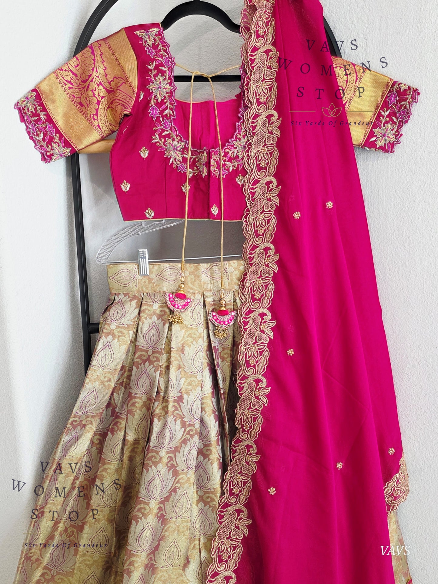 Traditional Half Saree Set