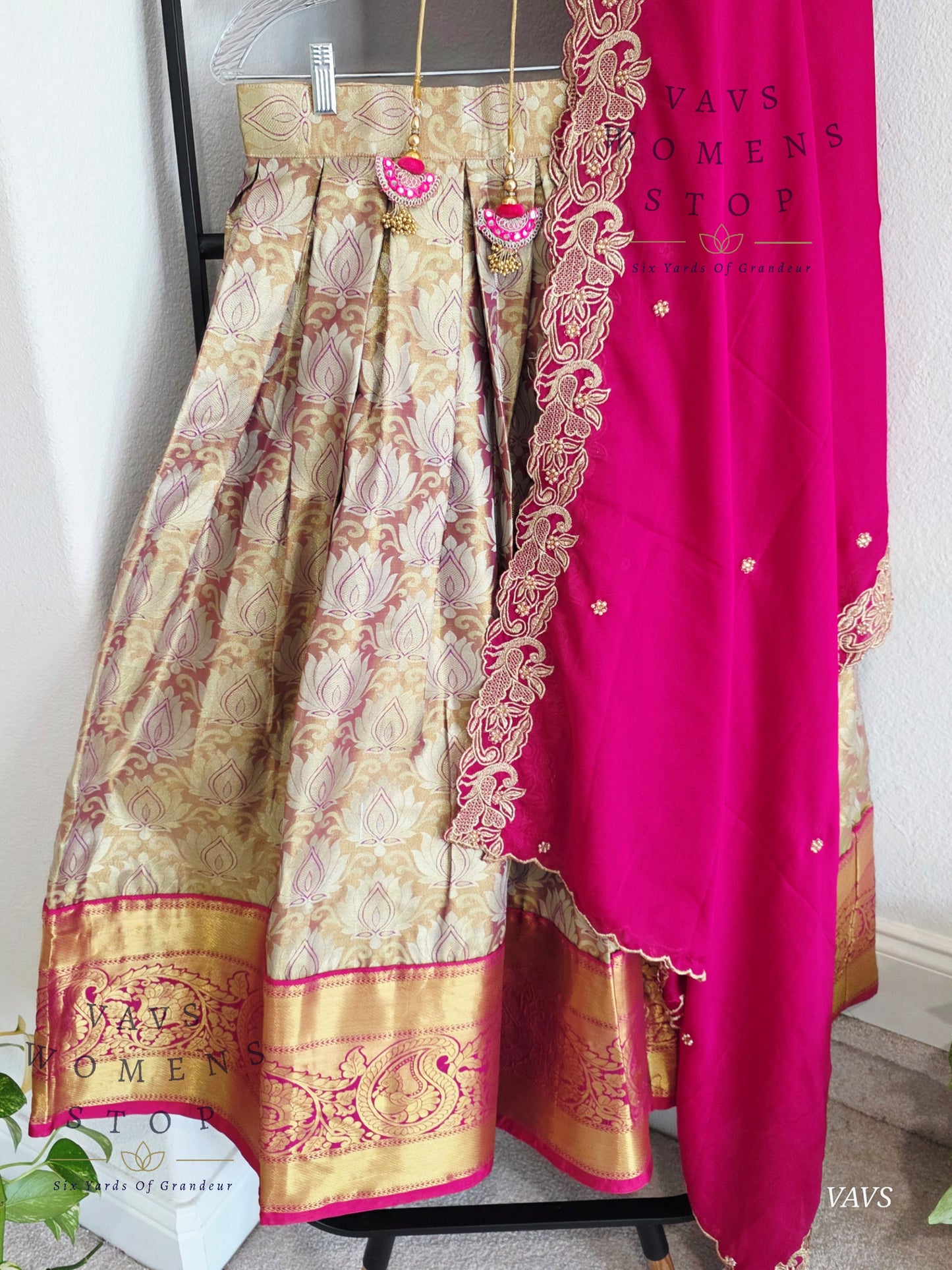 Traditional Half Saree Set