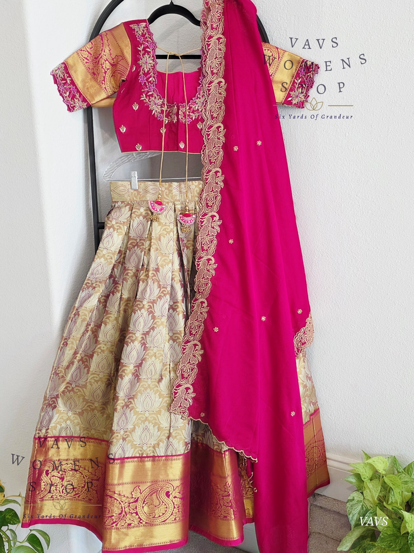 Traditional Half Saree Set