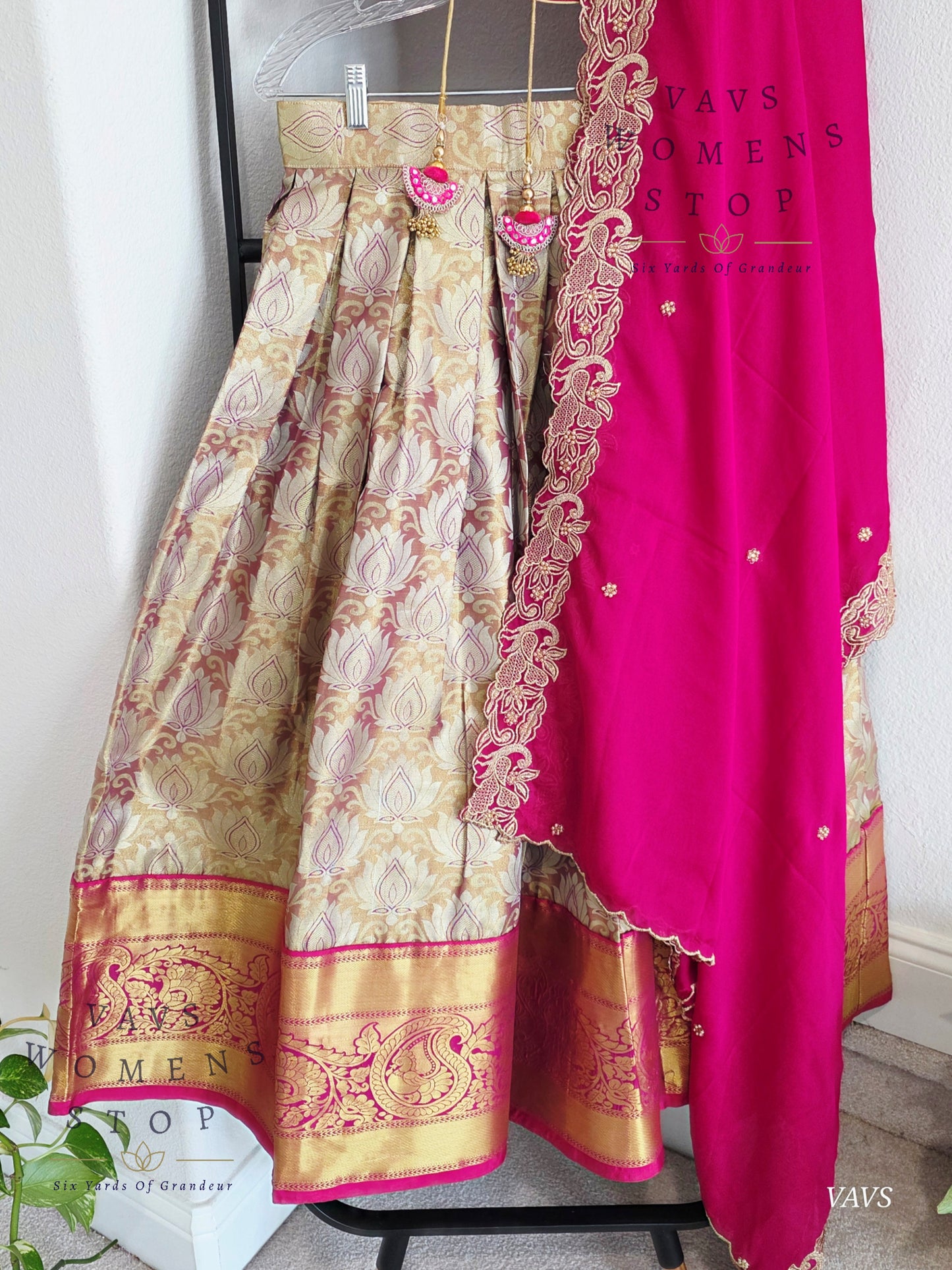 Traditional Half Saree Set