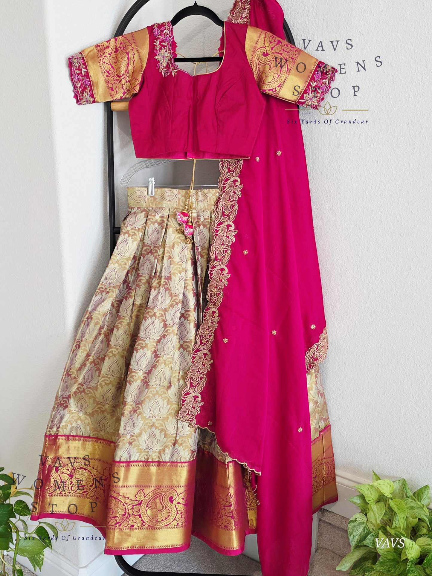 Traditional Half Saree Set