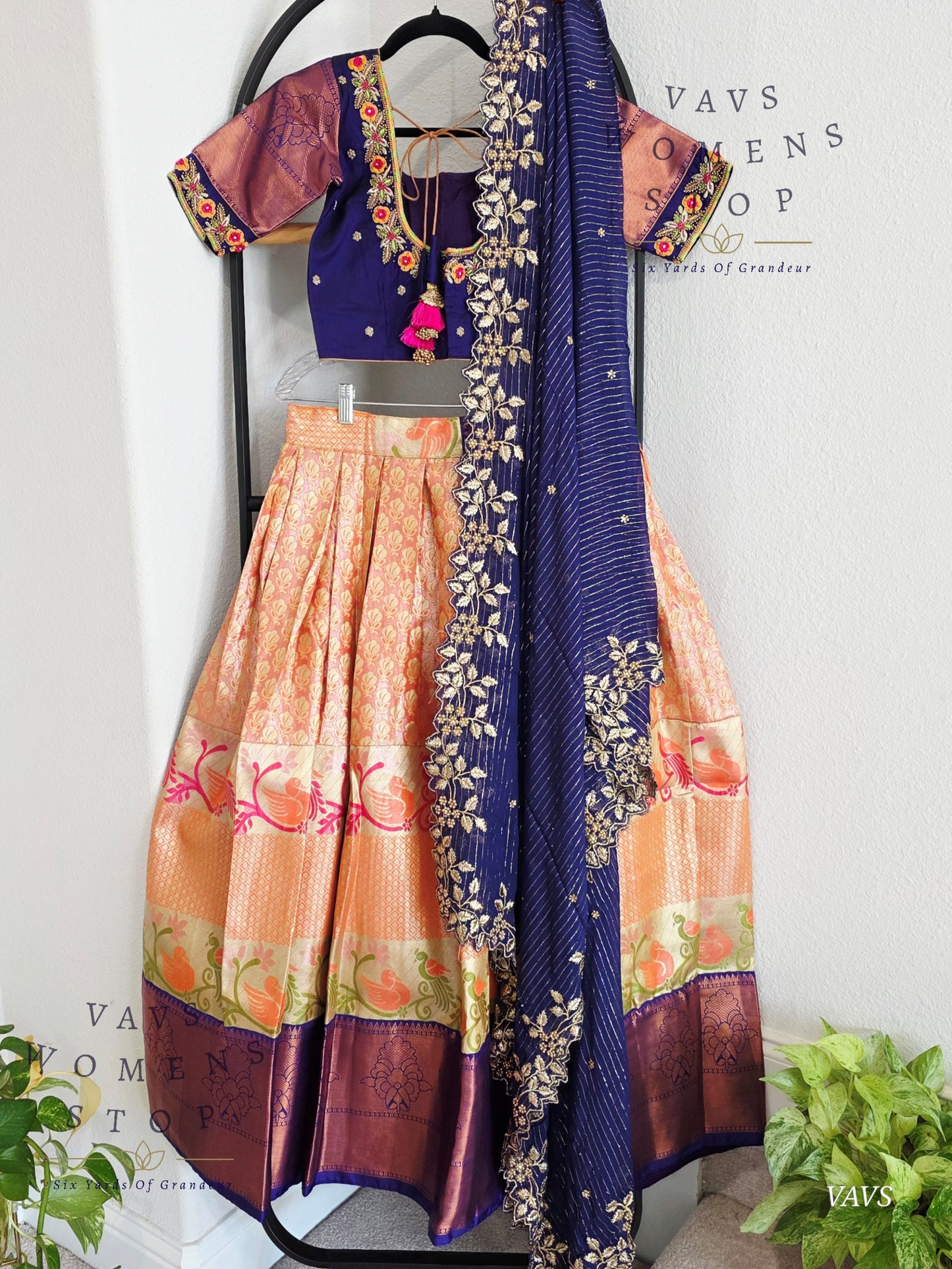 Traditional Half Saree Set