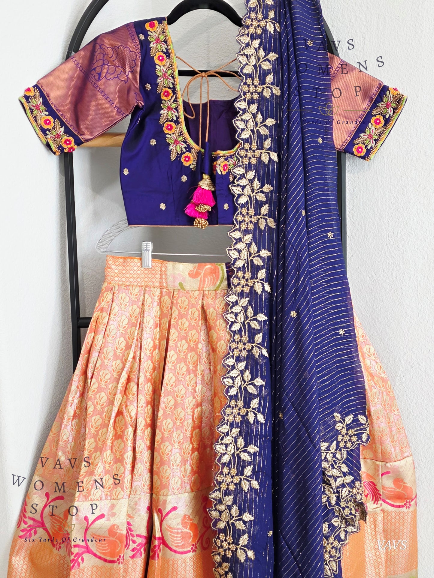 Traditional Half Saree Set