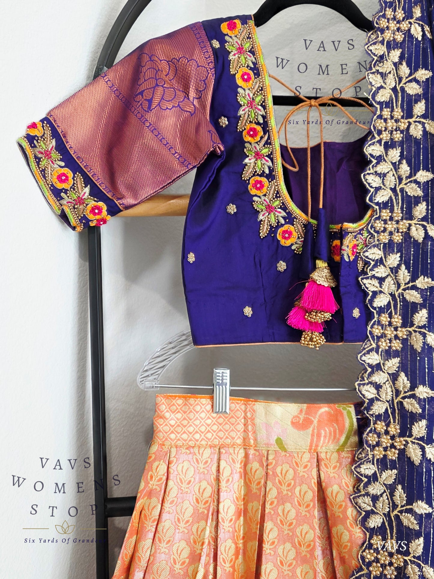 Traditional Half Saree Set