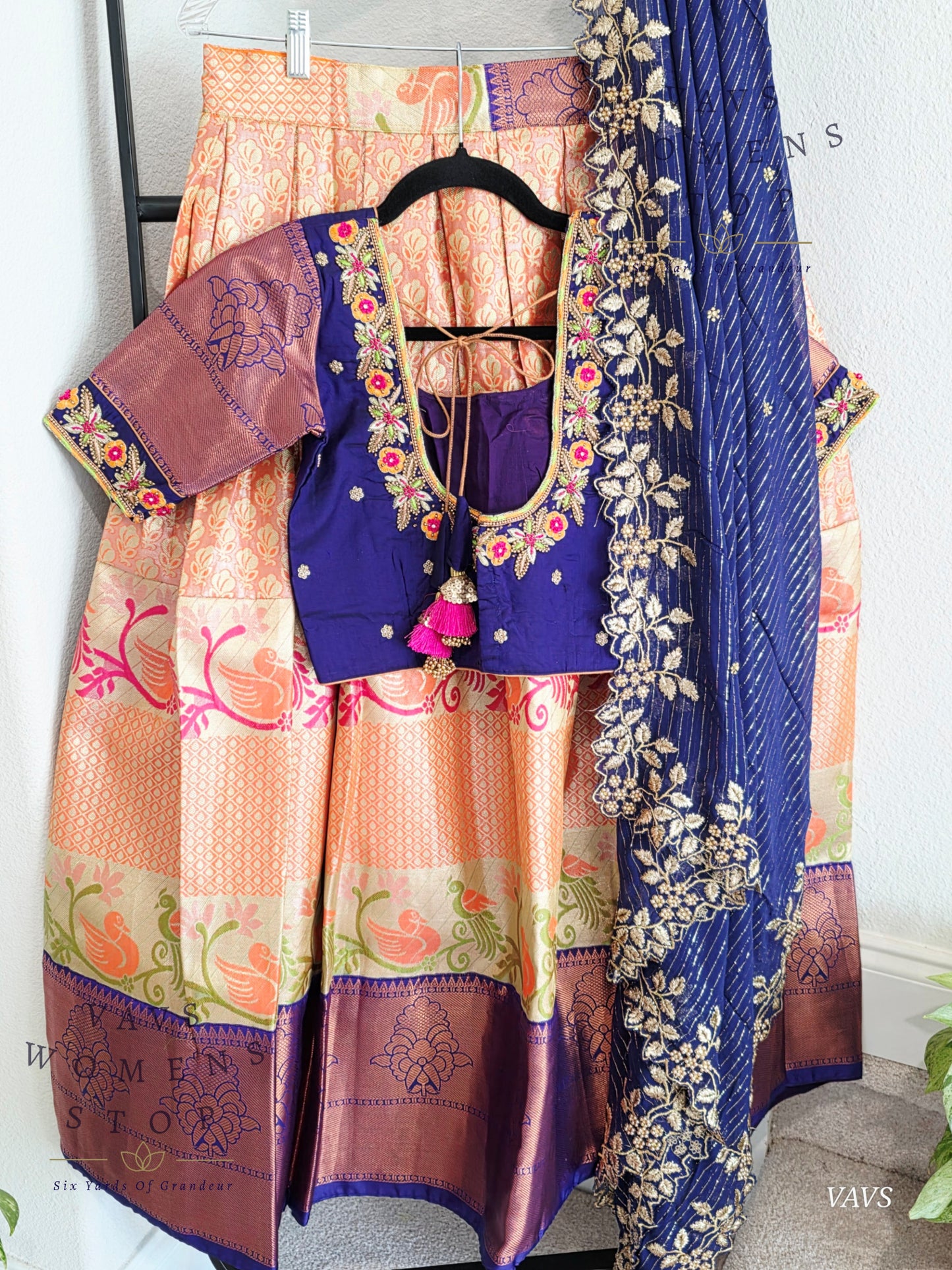 Traditional Half Saree Set