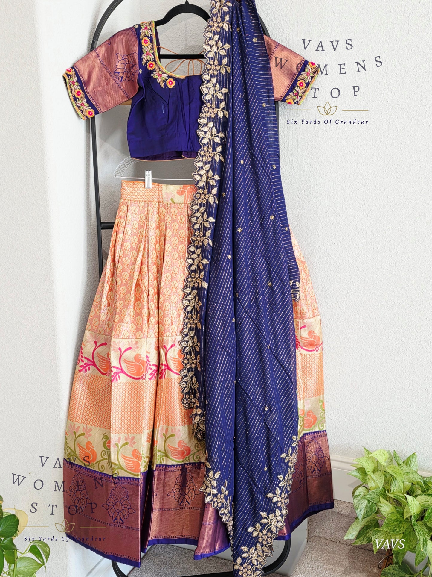 Traditional Half Saree Set