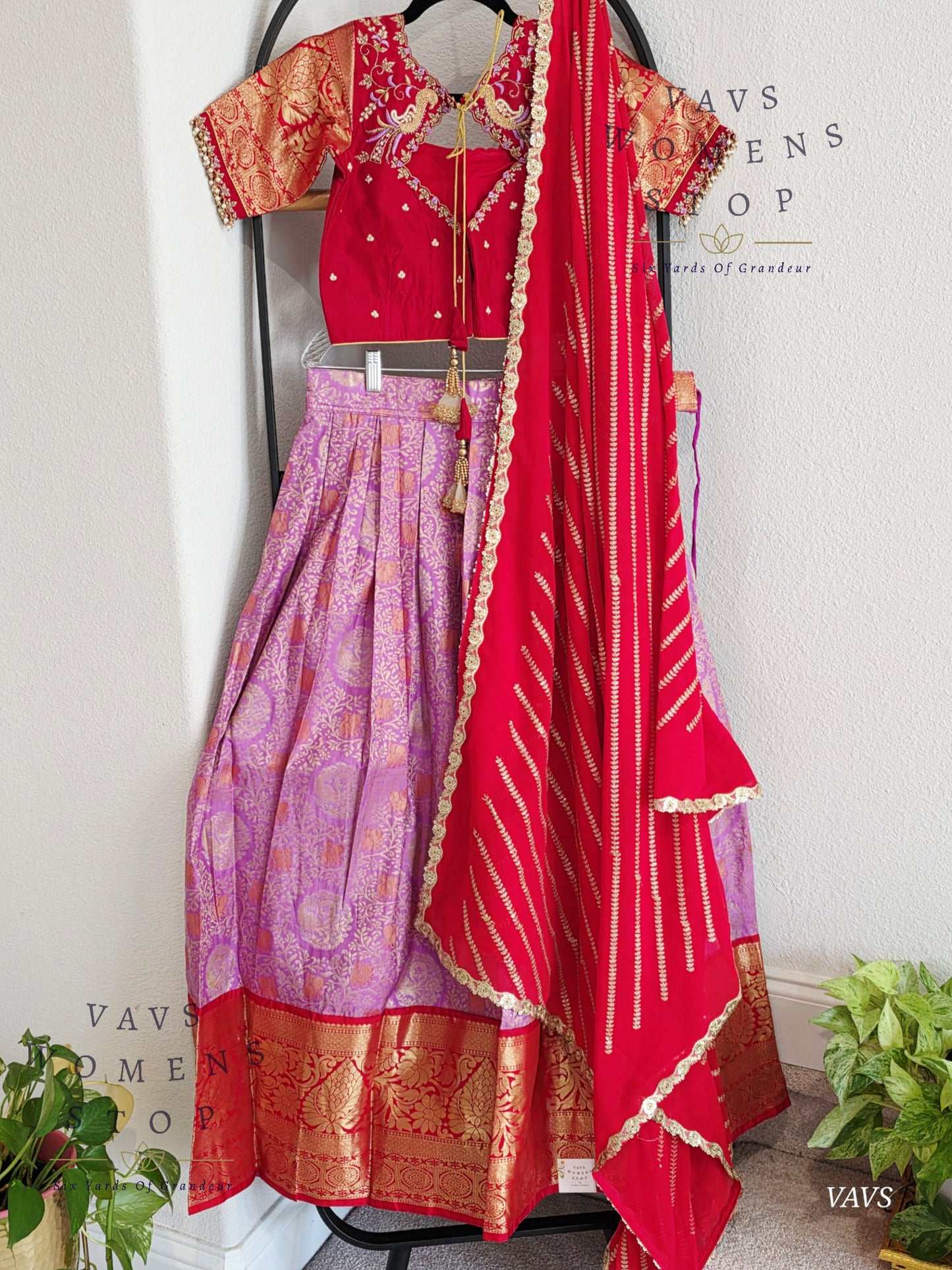 Traditional Half Saree Set