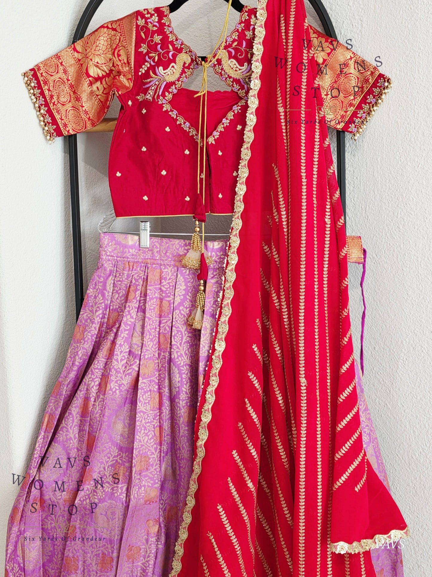 Traditional Half Saree Set