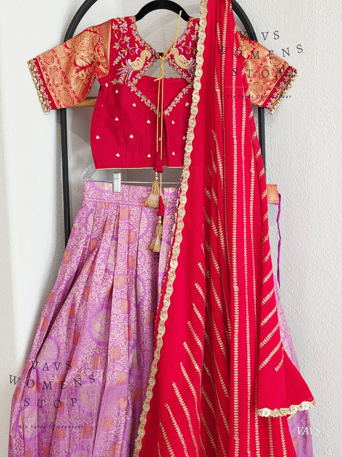 Traditional Half Saree Set