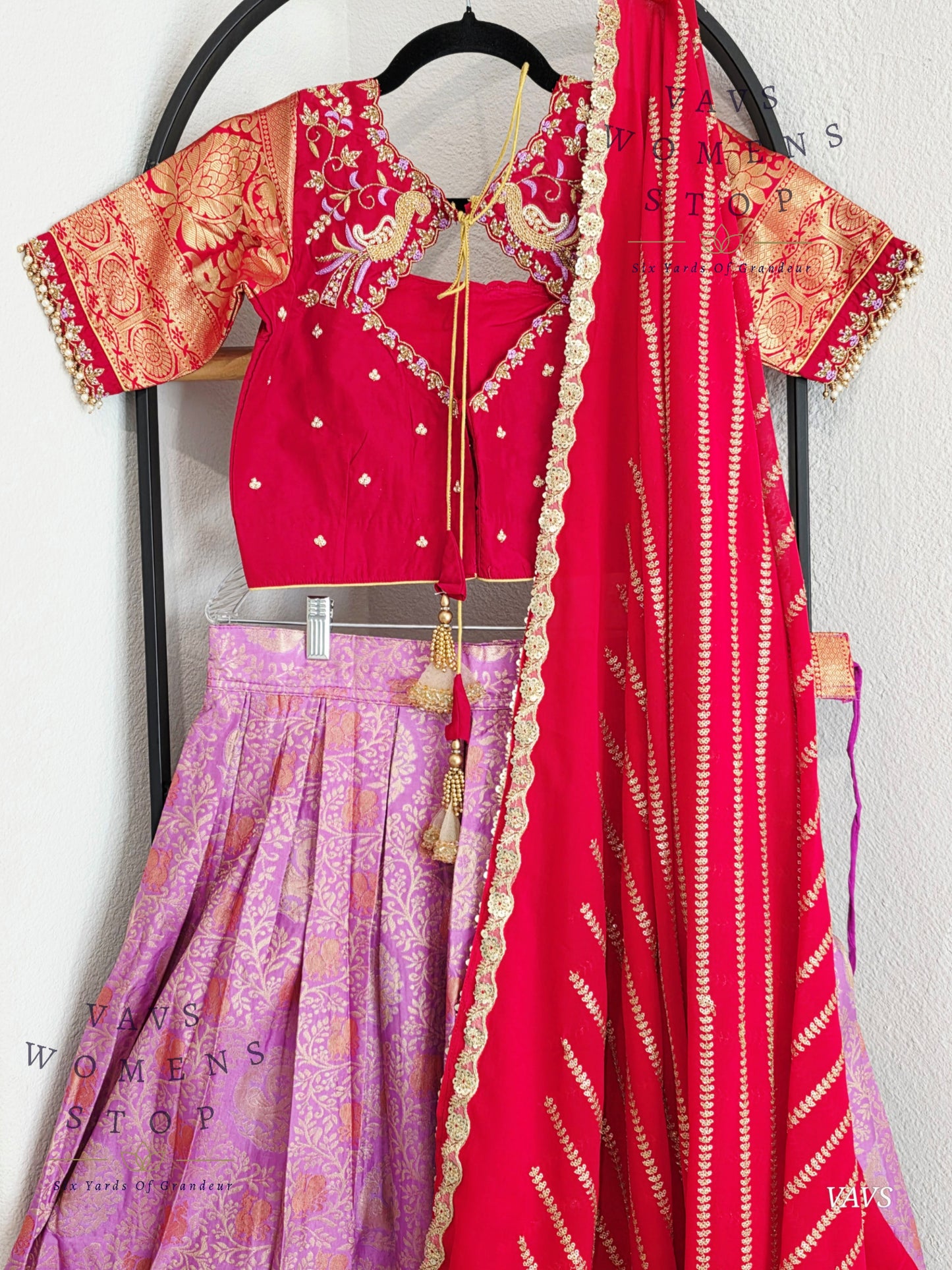 Traditional Half Saree Set