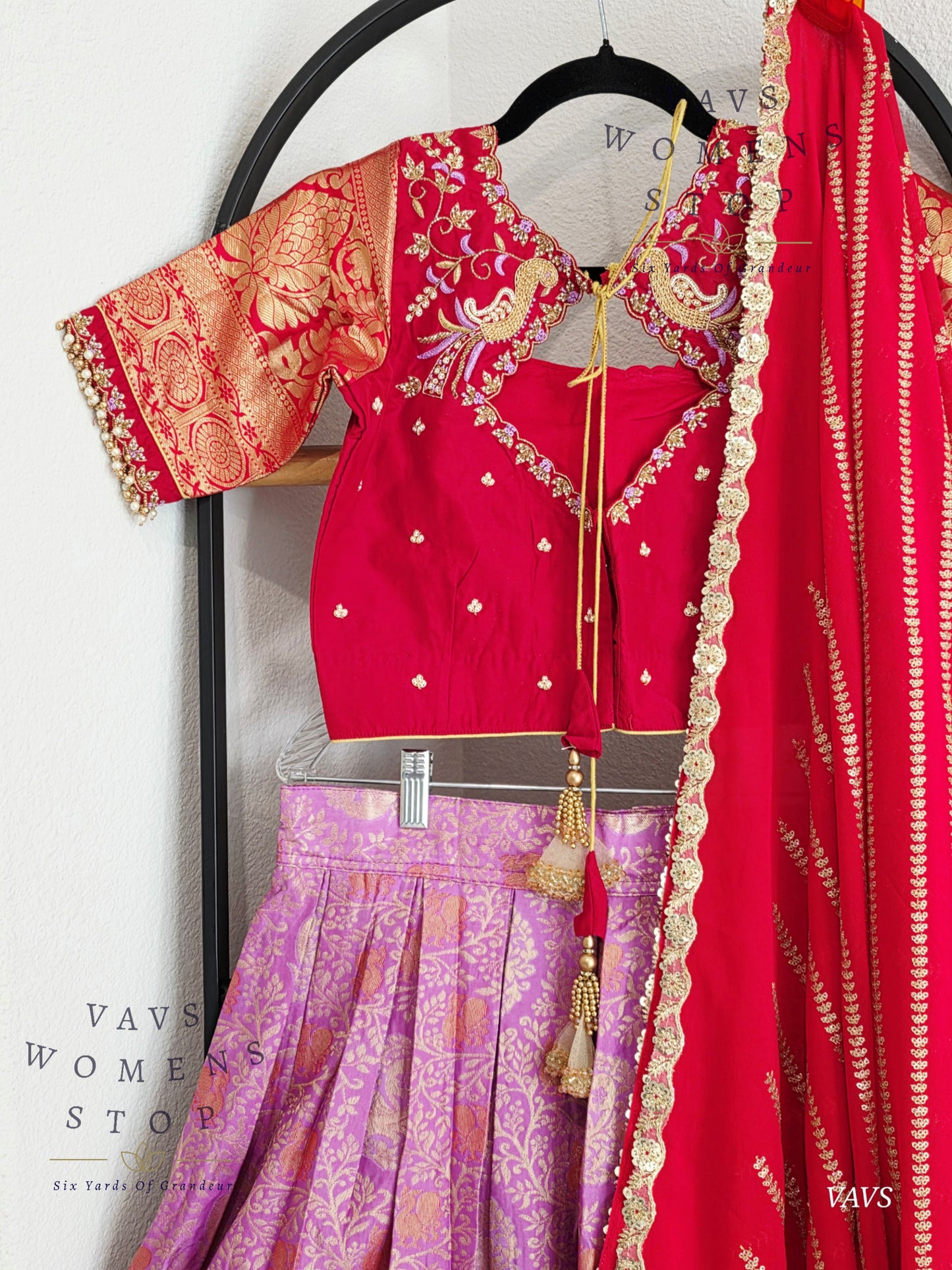 Traditional Half Saree Set