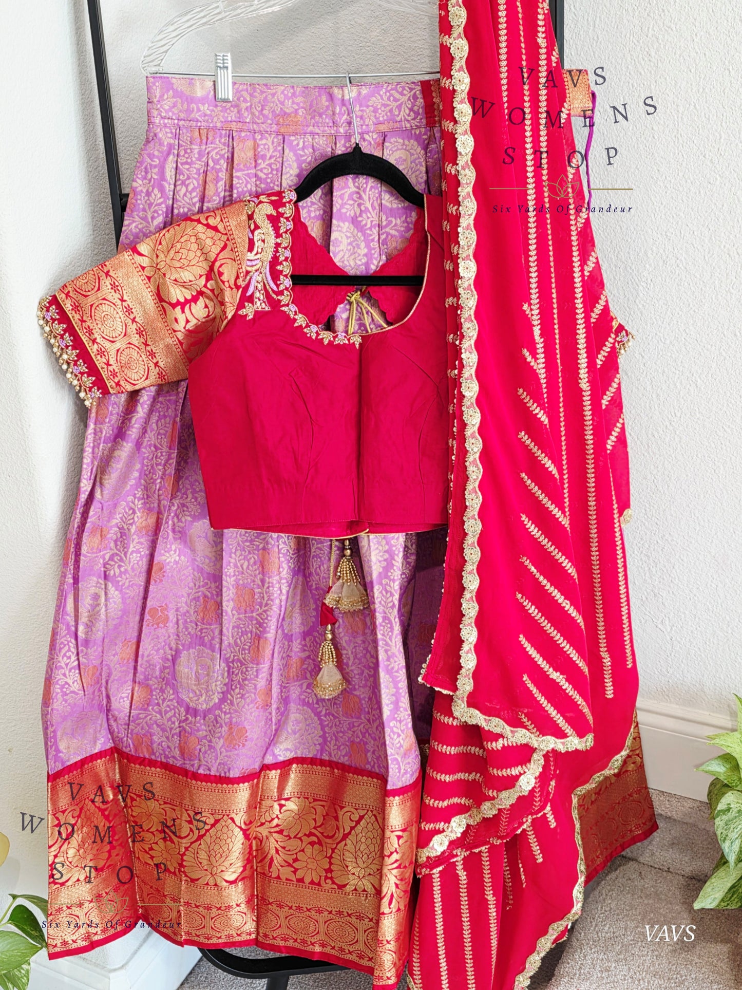 Traditional Half Saree Set