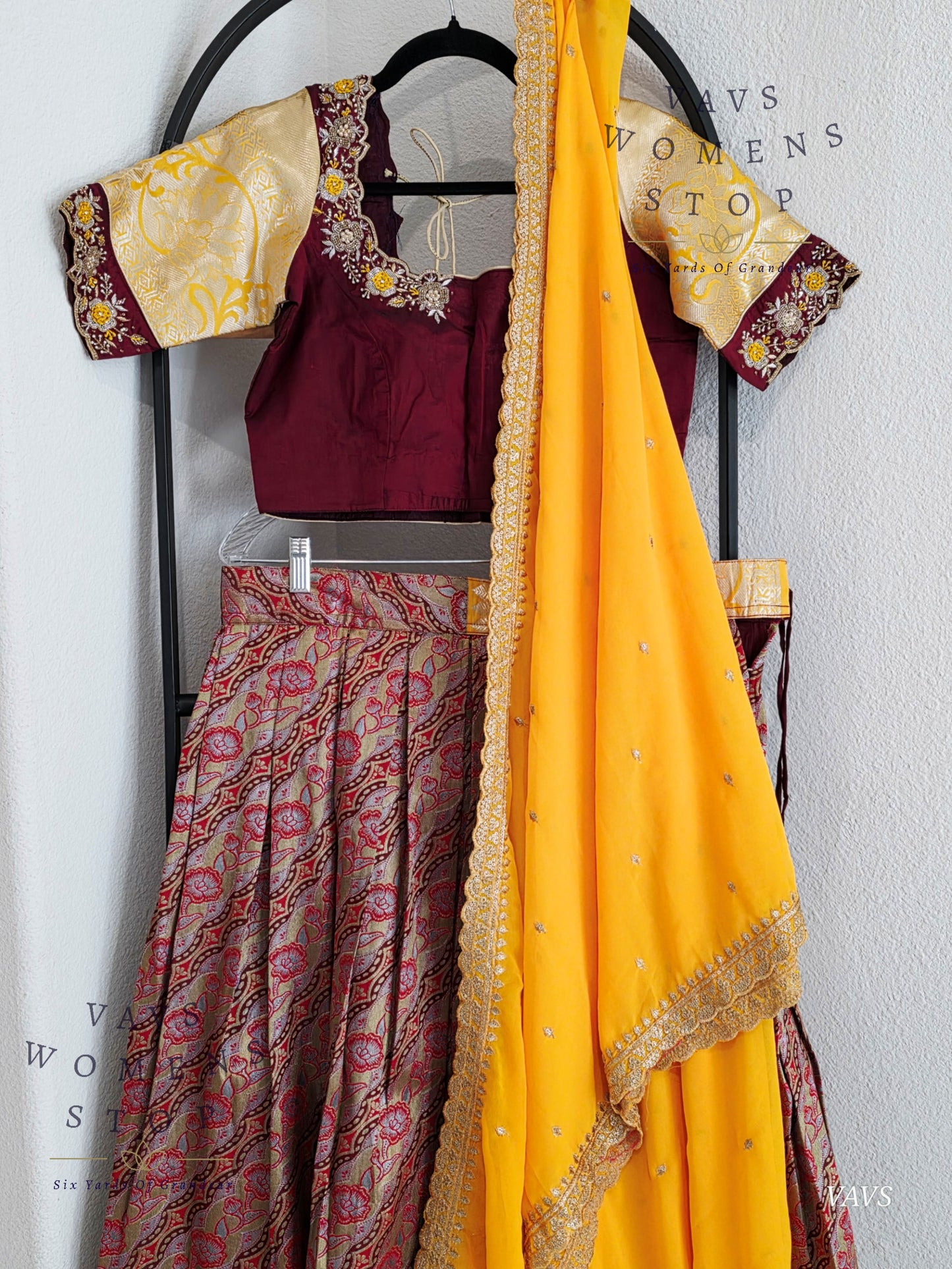 Traditional Half Saree Set