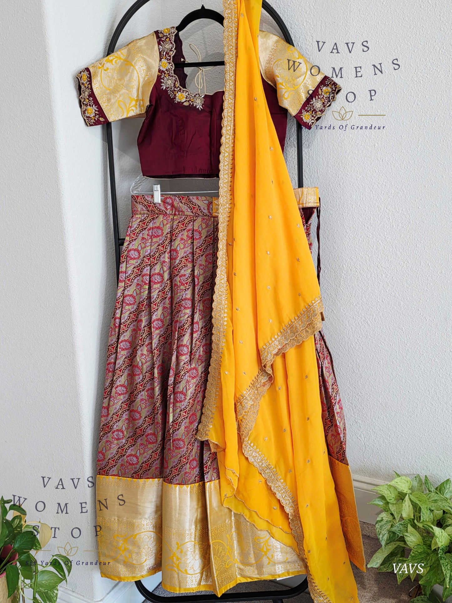 Traditional Half Saree Set